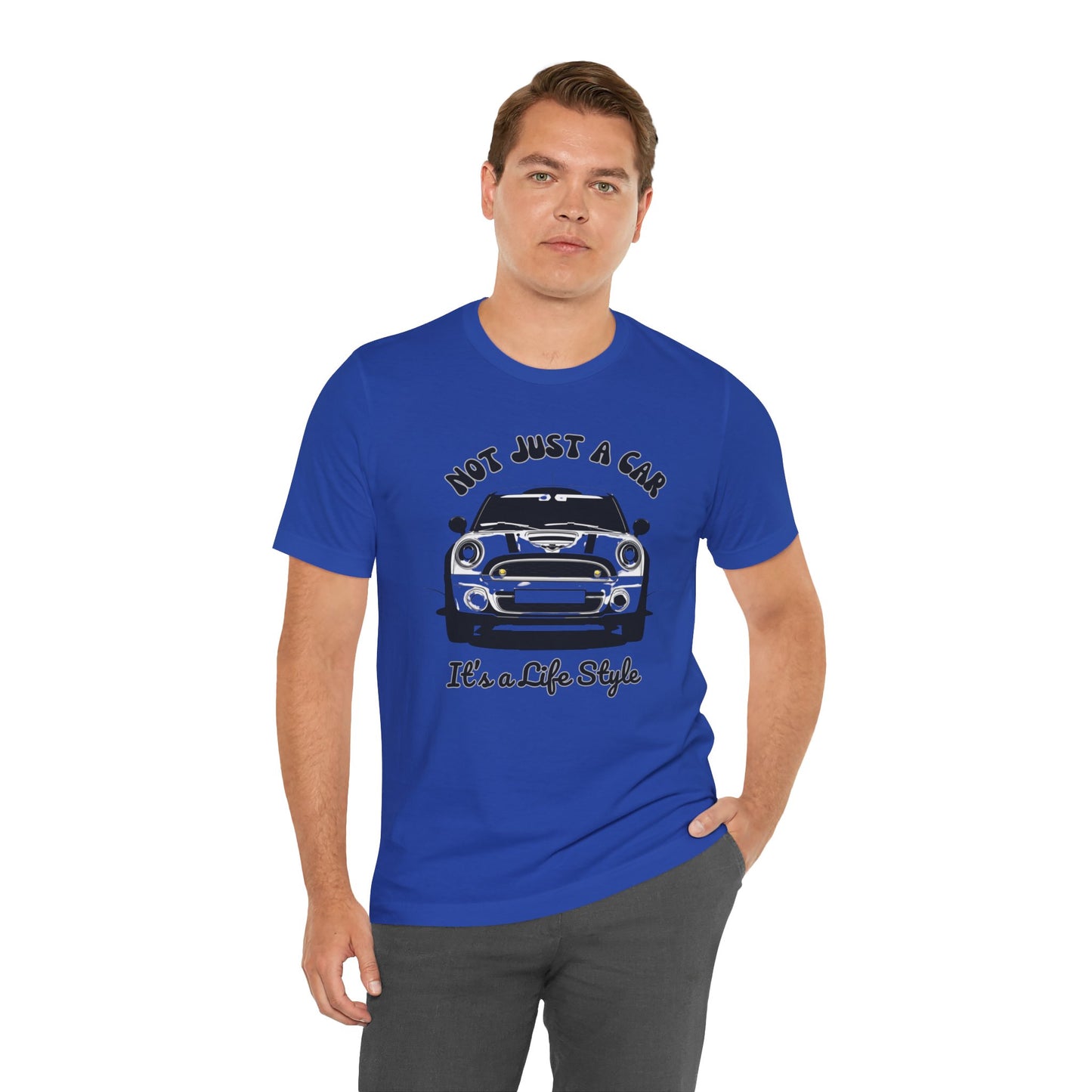 Mini Cooper T-shirt, Mini Cooper Tee, Not Just A Car It's A Lifestyle, Retro Mini Cooper Shirt