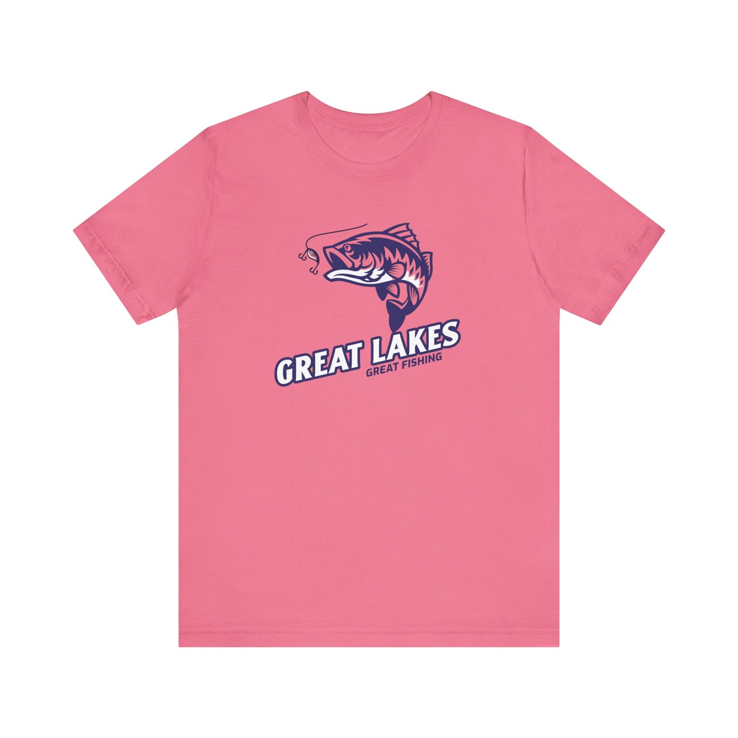 Great Lakes Fishing T-shirt, Fishing Enthusiast Shirt, Great Fishing Shirt.