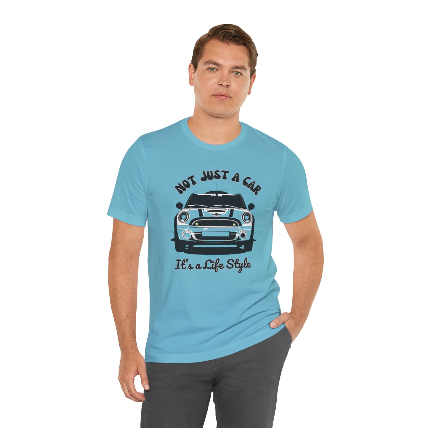Mini Cooper T-shirt, Mini Cooper Tee, Not Just A Car It's A Lifestyle, Retro Mini Cooper Shirt