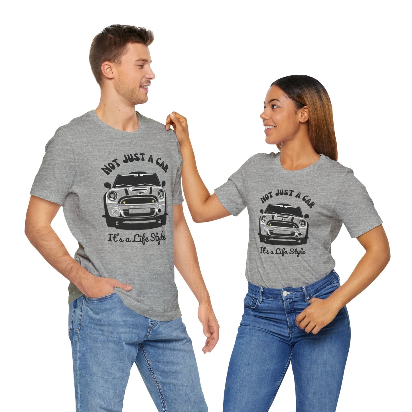 Mini Cooper T-shirt, Mini Cooper Tee, Not Just A Car It's A Lifestyle, Retro Mini Cooper Shirt