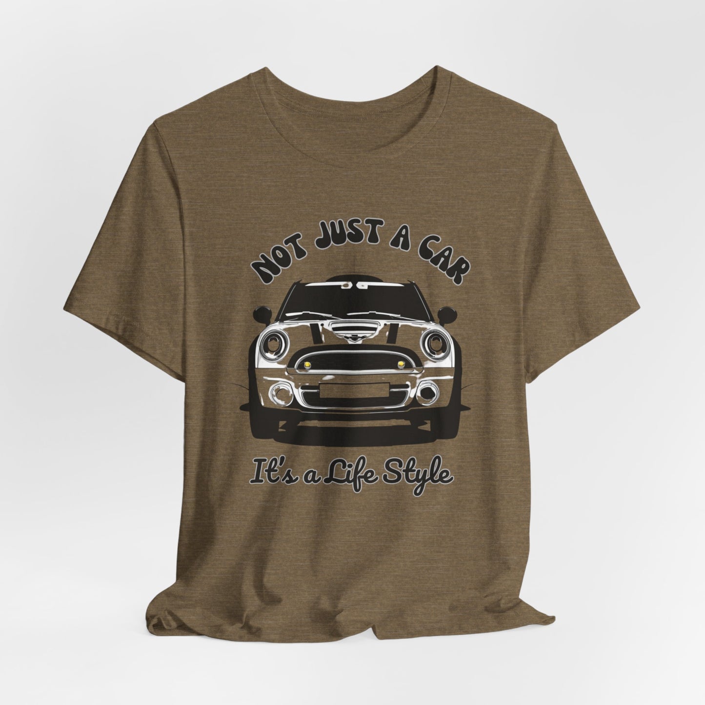Mini Cooper T-shirt, Mini Cooper Tee, Not Just A Car It's A Lifestyle, Retro Mini Cooper Shirt