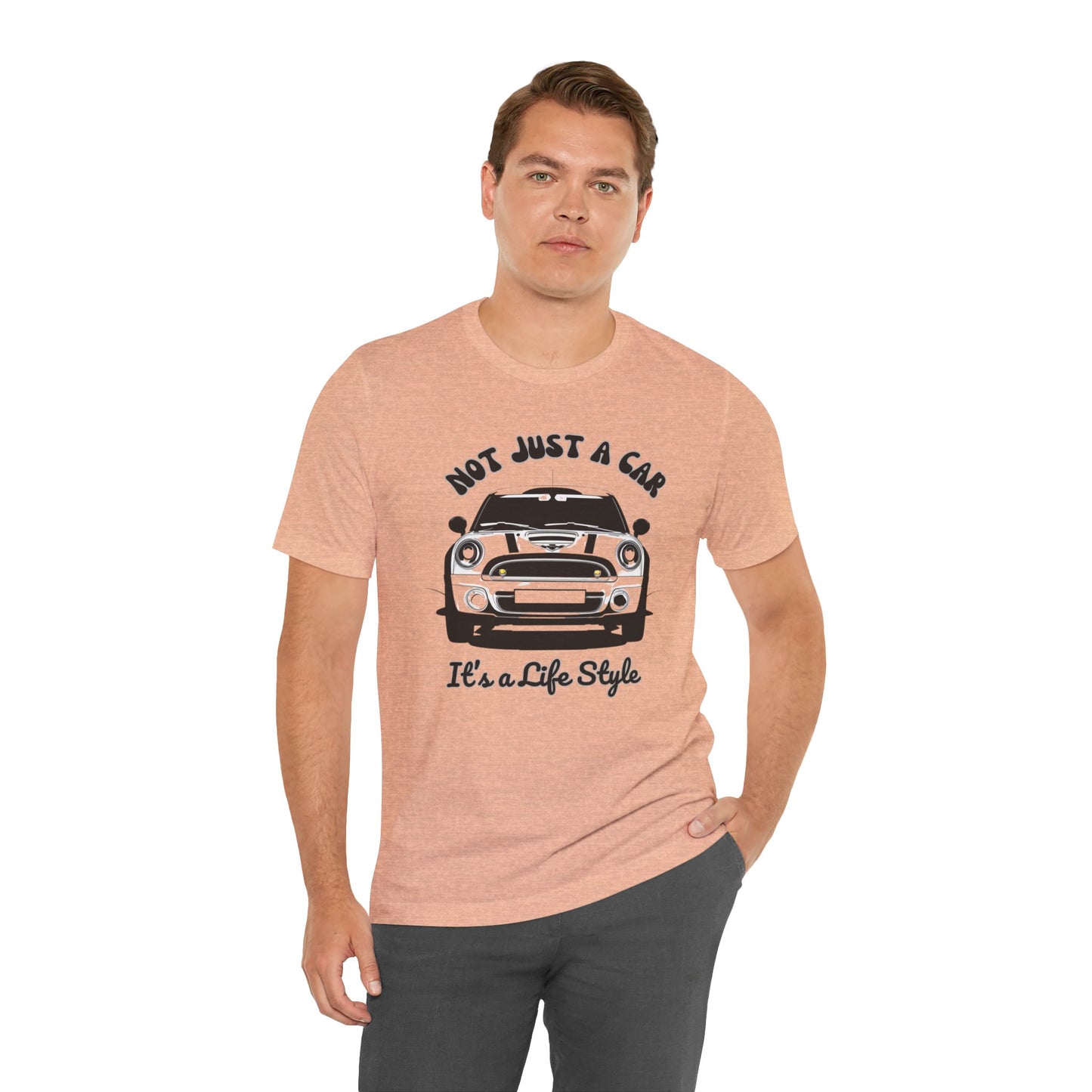 Mini Cooper T-shirt, Mini Cooper Tee, Not Just A Car It's A Lifestyle, Retro Mini Cooper Shirt