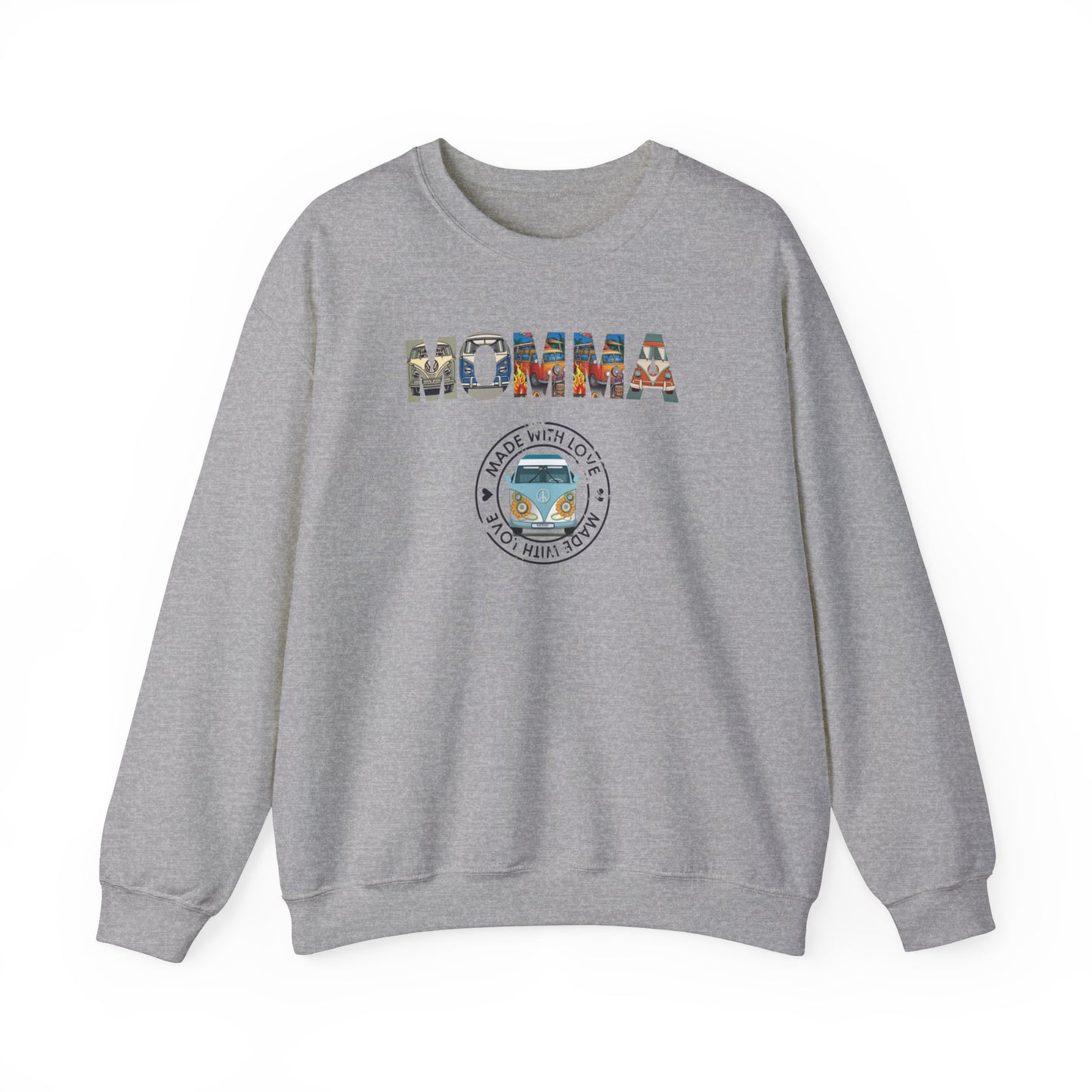 VW Bus Momma Shirt Momma Sweatshirt Love Bus Made With Love
