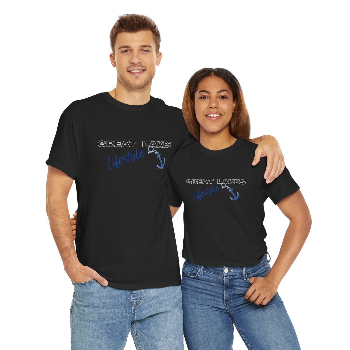 Great Lakes Lifestyle with Compass Design on back