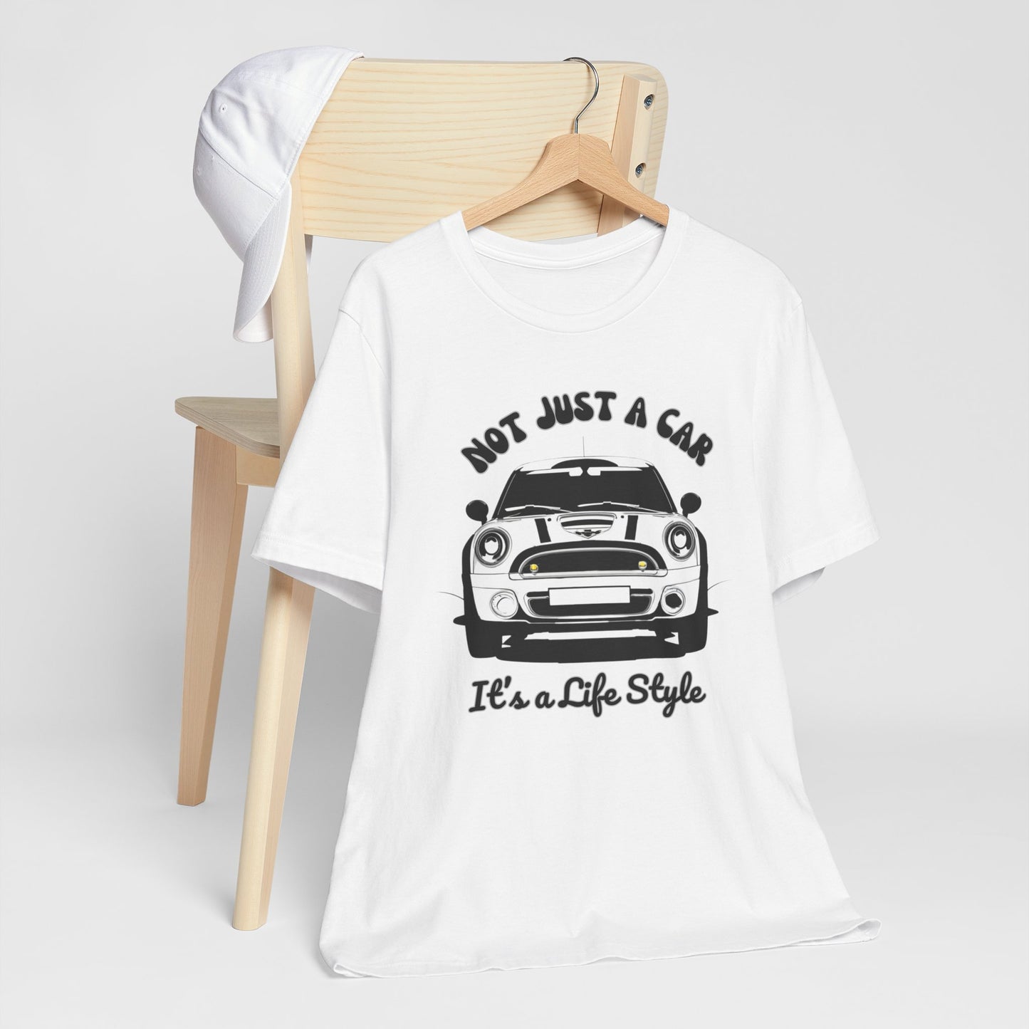 Mini Cooper T-shirt, Mini Cooper Tee, Not Just A Car It's A Lifestyle, Retro Mini Cooper Shirt