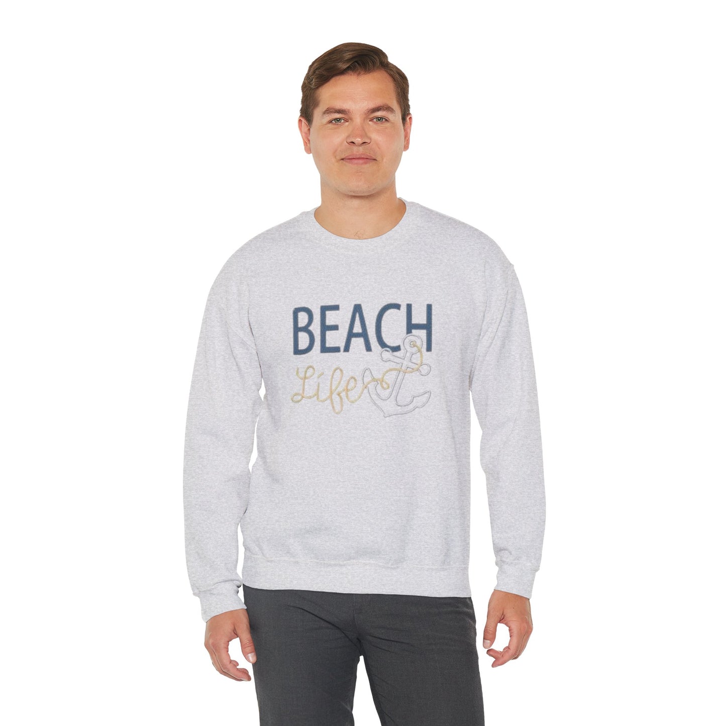 Beach Life Crewneck Sweatshirt, Nautical Sweatshirt, Boating Sweatshirt, Beach Sweatshirt, Unisex Sweatshirt