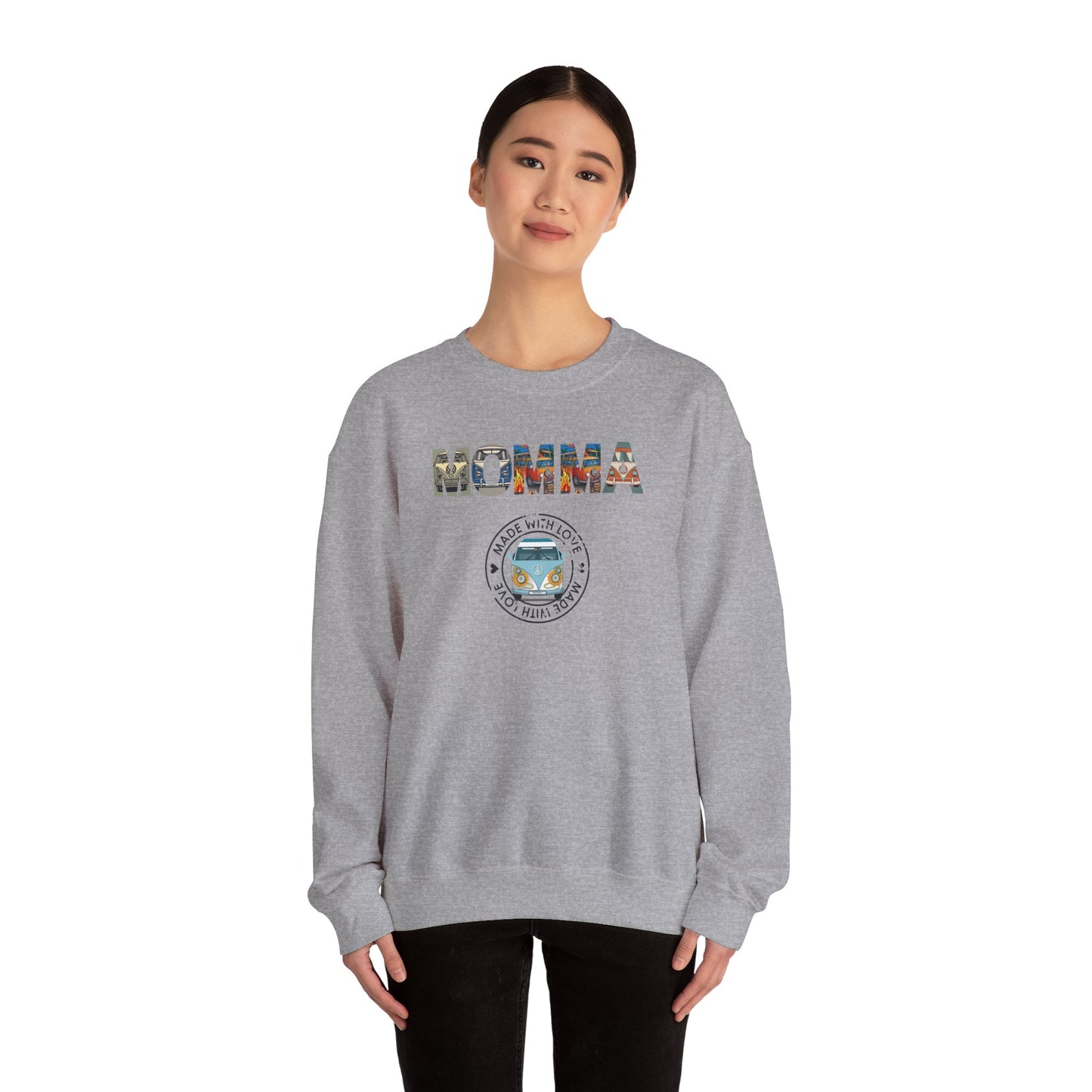 VW Bus Momma Shirt Momma Sweatshirt Love Bus Made With Love