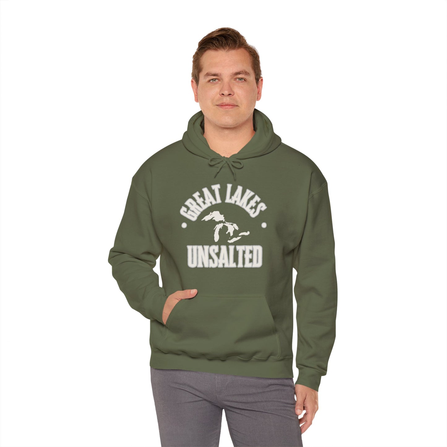 Great Lakes Unsalted Hoodie, Great Lakes Sweatshirt, Boating Hoodie, Camping Hoodie, Beach Hoodie, Gift For Anyone
