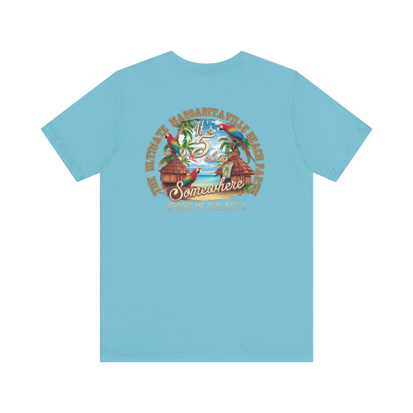 Margaritaville T-shirt The Ultimate Beach Party Design on Back
