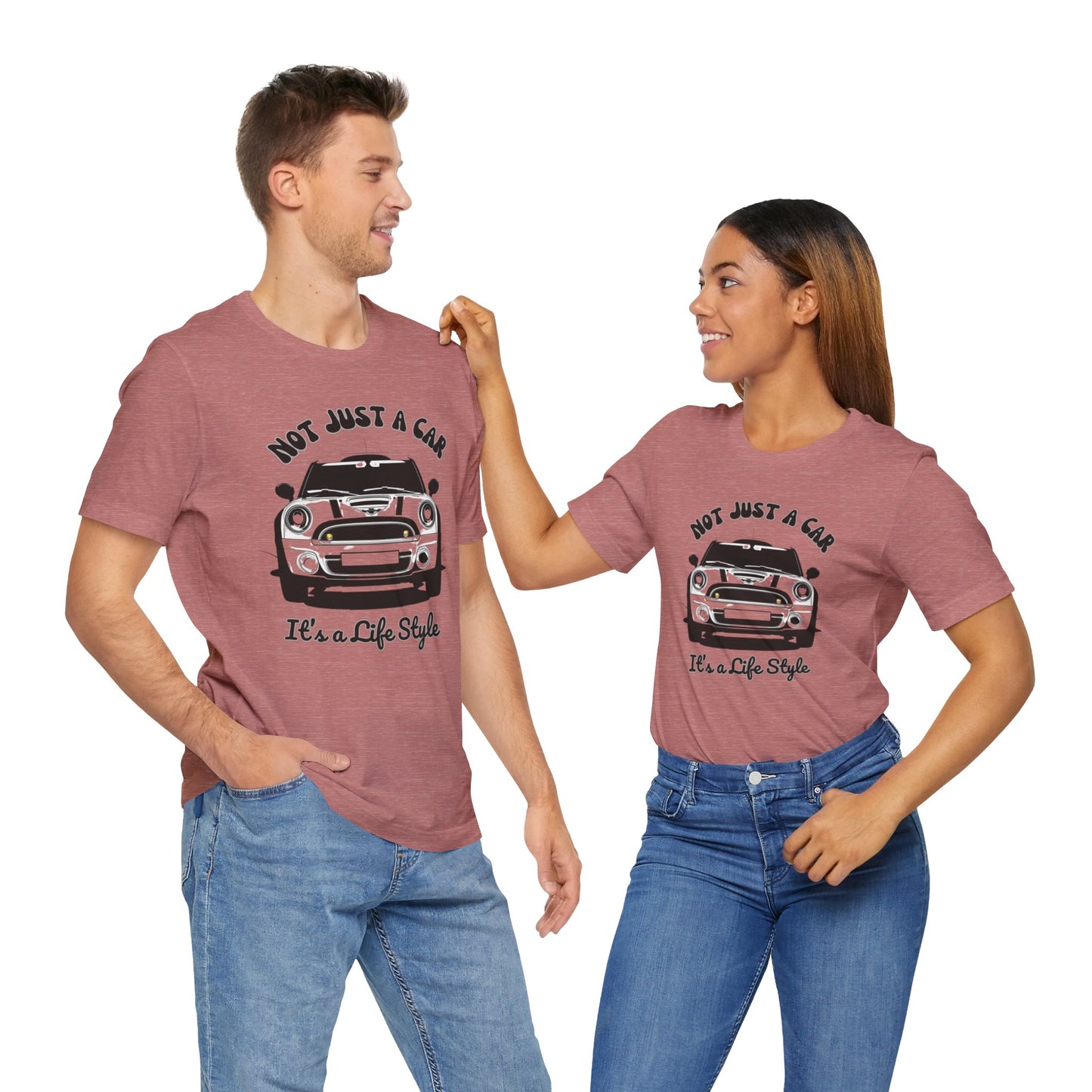 Mini Cooper T-shirt, Mini Cooper Tee, Not Just A Car It's A Lifestyle, Retro Mini Cooper Shirt