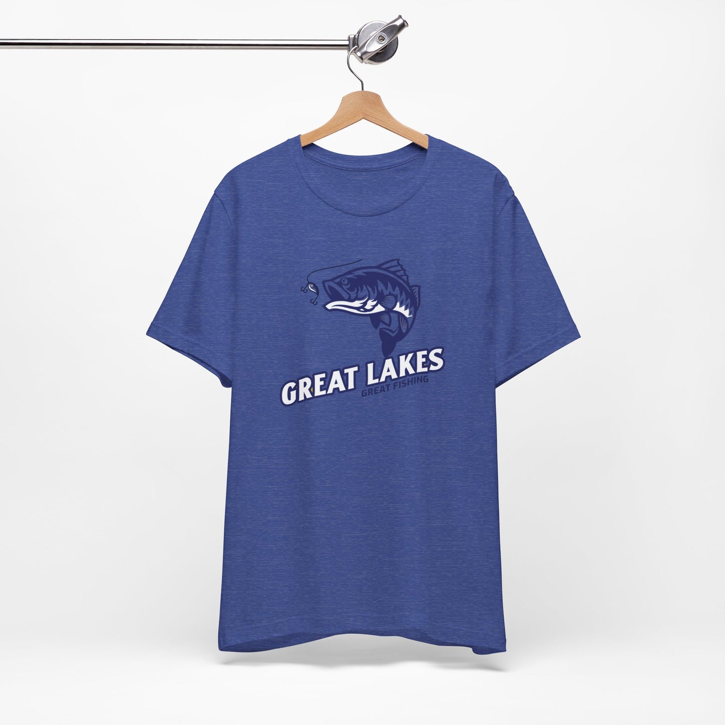 Great Lakes Fishing T-shirt, Fishing Enthusiast Shirt, Great Fishing Shirt.