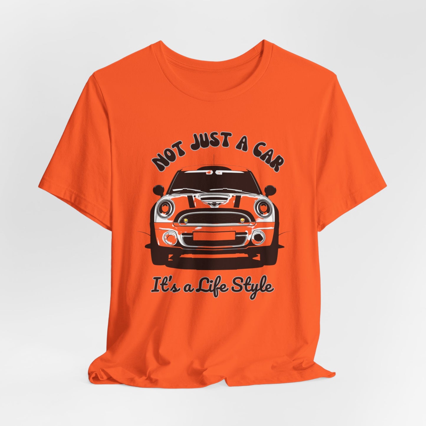 Mini Cooper T-shirt, Mini Cooper Tee, Not Just A Car It's A Lifestyle, Retro Mini Cooper Shirt