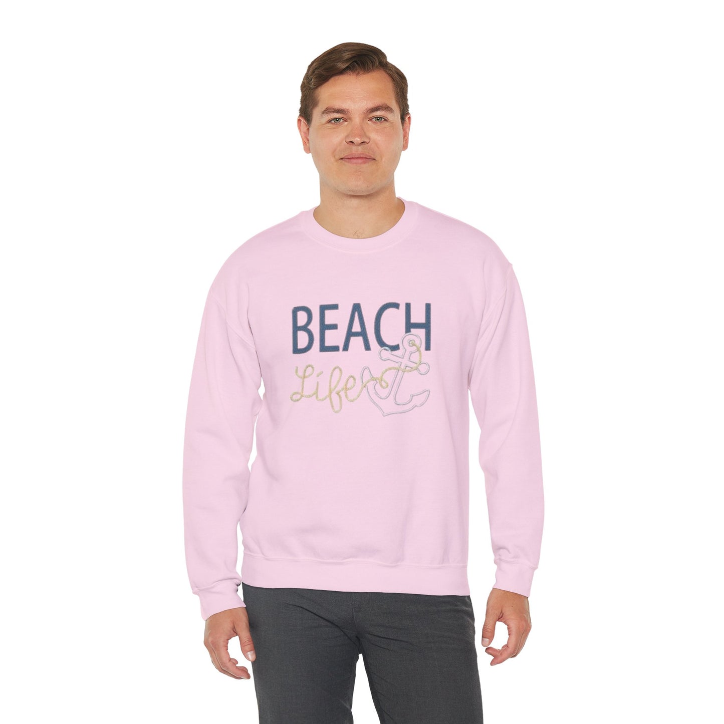 Beach Life Crewneck Sweatshirt, Nautical Sweatshirt, Boating Sweatshirt, Beach Sweatshirt, Unisex Sweatshirt