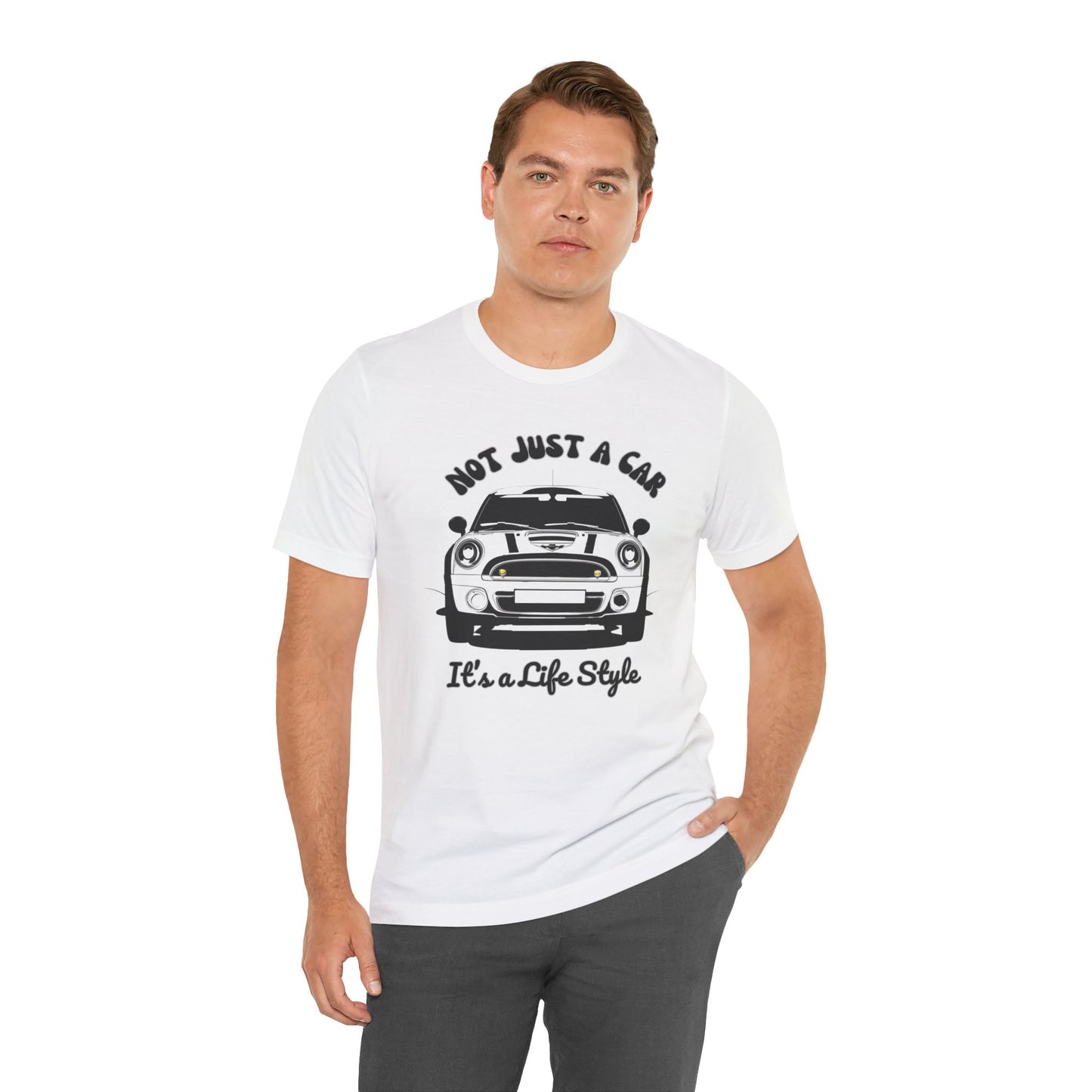 Mini Cooper T-shirt, Mini Cooper Tee, Not Just A Car It's A Lifestyle, Retro Mini Cooper Shirt