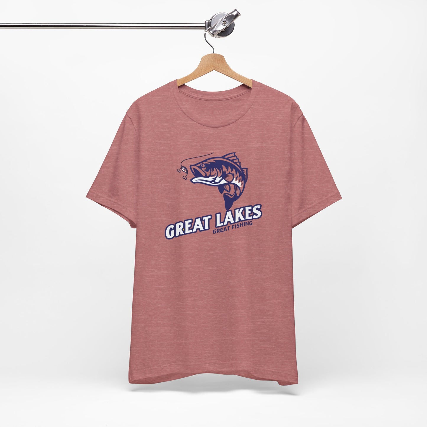 Great Lakes Fishing T-shirt, Fishing Enthusiast Shirt, Great Fishing Shirt.