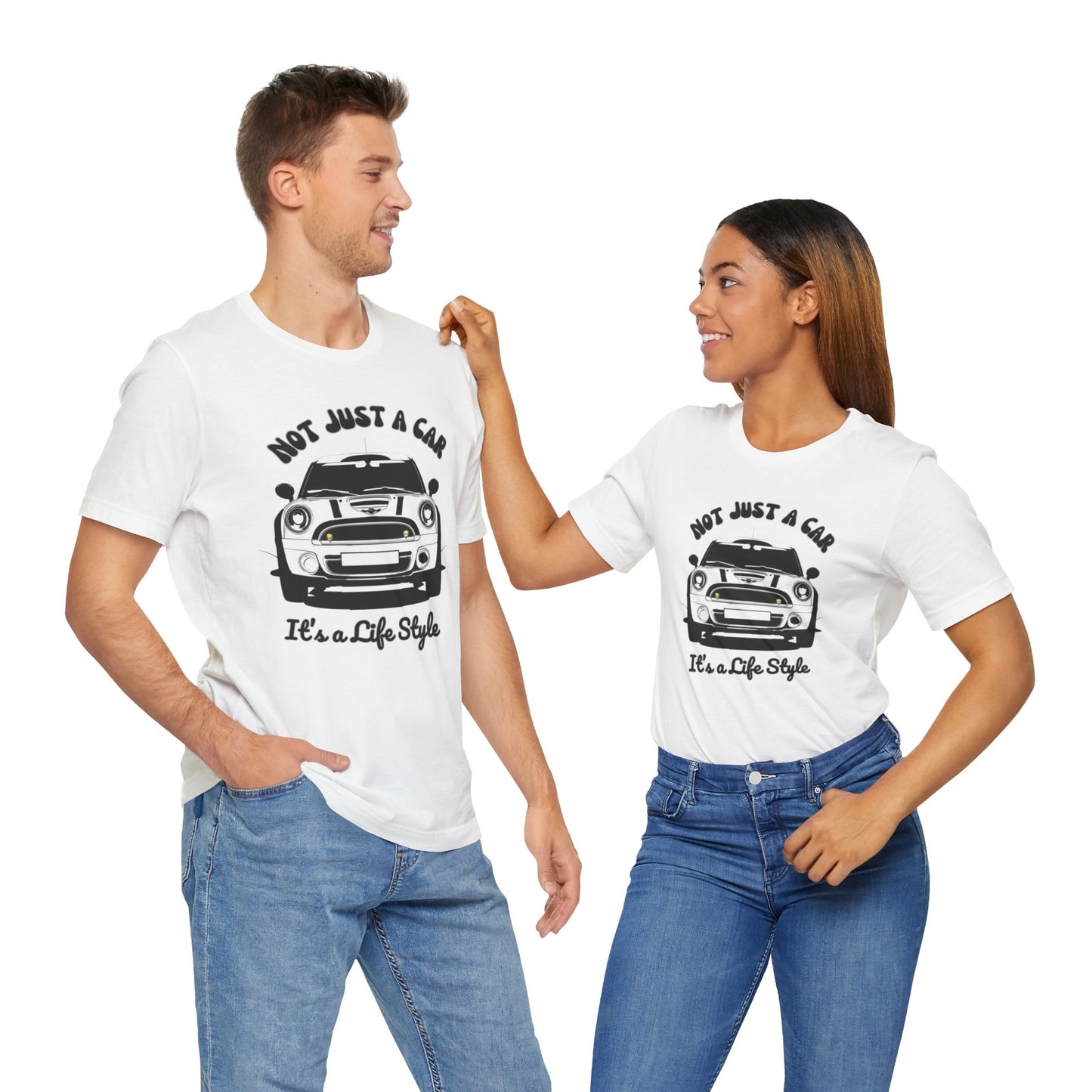Mini Cooper T-shirt, Mini Cooper Tee, Not Just A Car It's A Lifestyle, Retro Mini Cooper Shirt