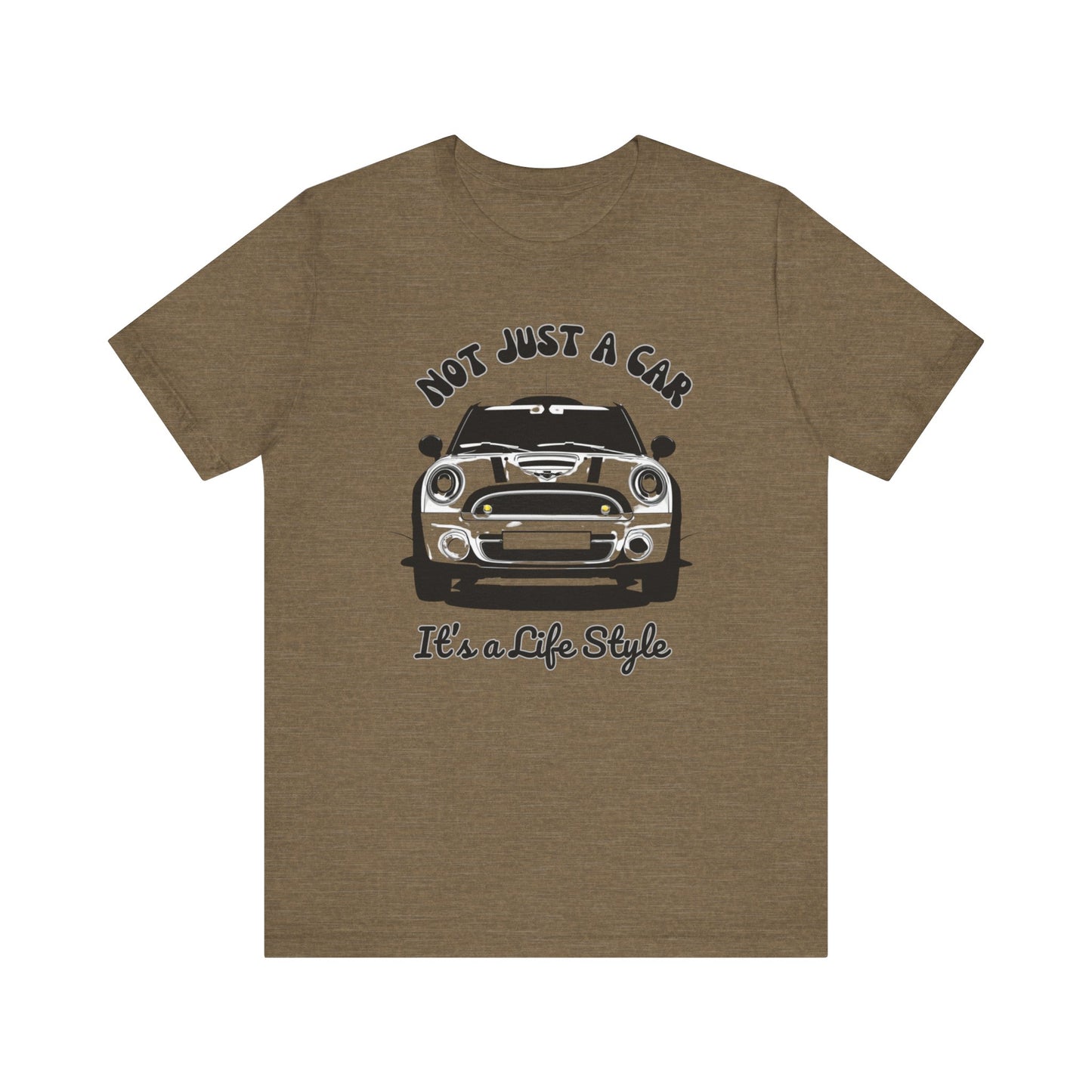 Mini Cooper T-shirt, Mini Cooper Tee, Not Just A Car It's A Lifestyle, Retro Mini Cooper Shirt