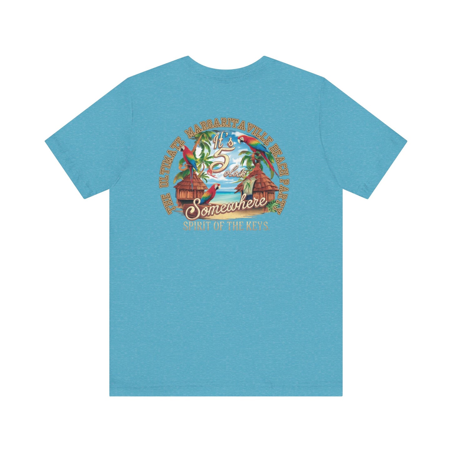 Margaritaville T-shirt The Ultimate Beach Party Design on Back