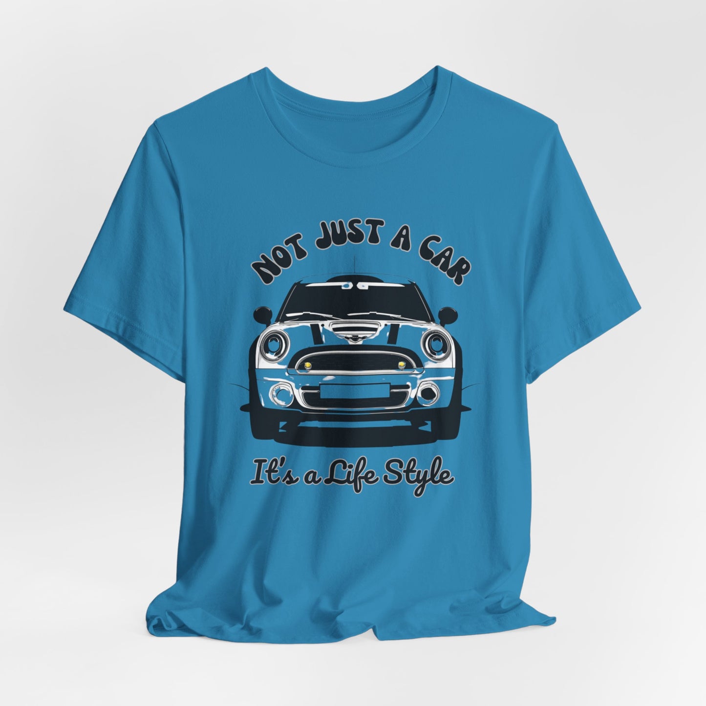 Mini Cooper T-shirt, Mini Cooper Tee, Not Just A Car It's A Lifestyle, Retro Mini Cooper Shirt