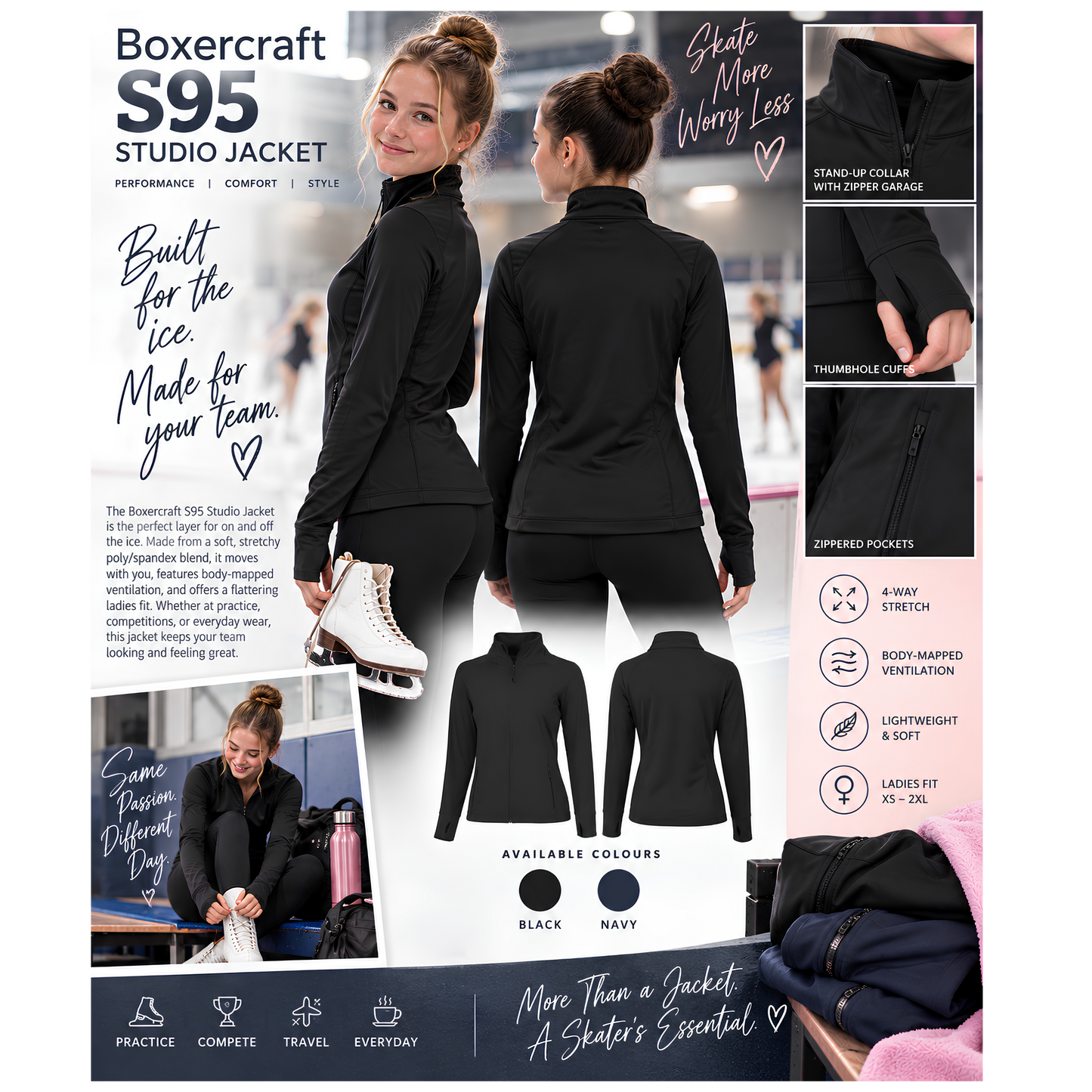 Boxercraft S95 Ladies Studio Jacket
