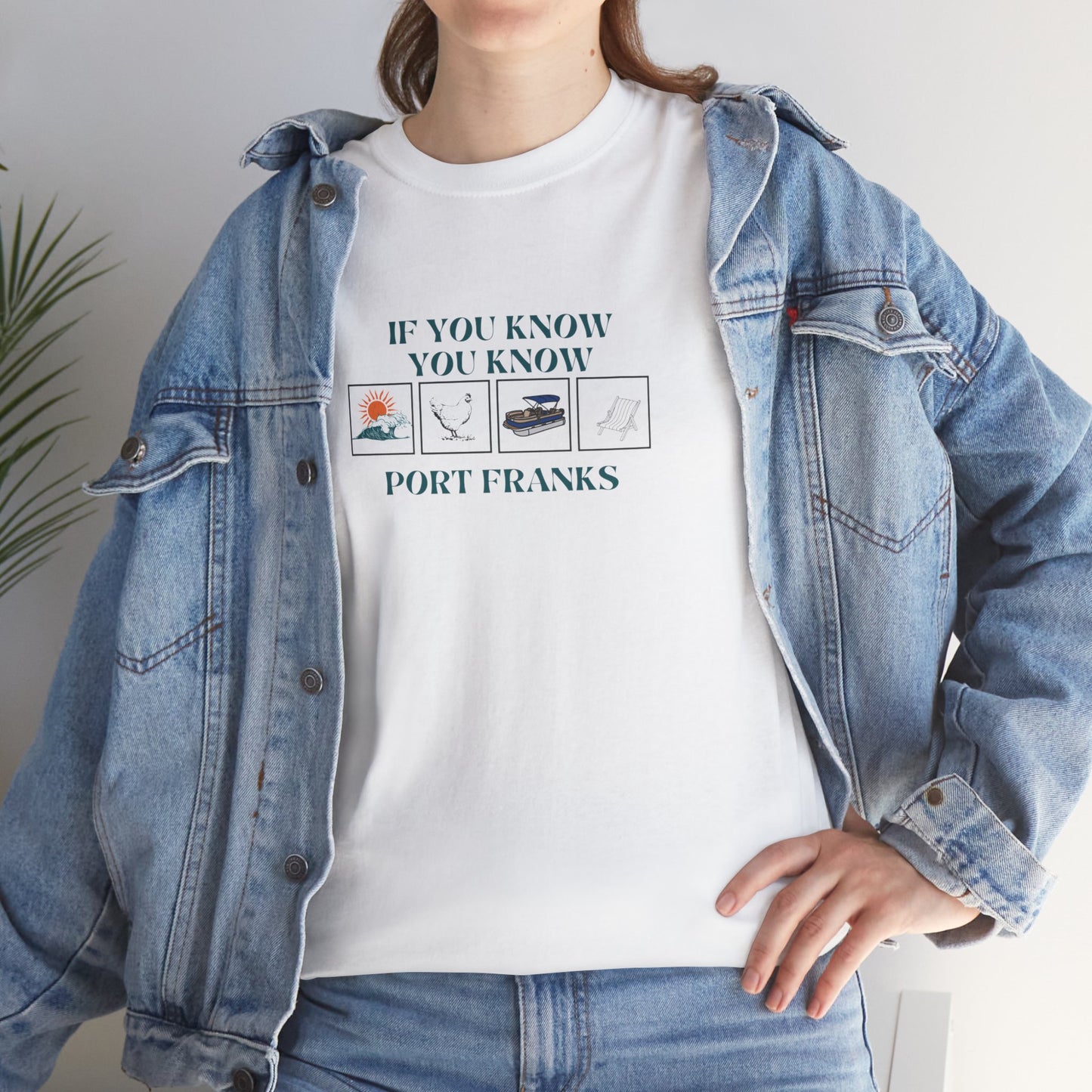 CHICKEN ISLAND PORT FRANKS T-SHIRT