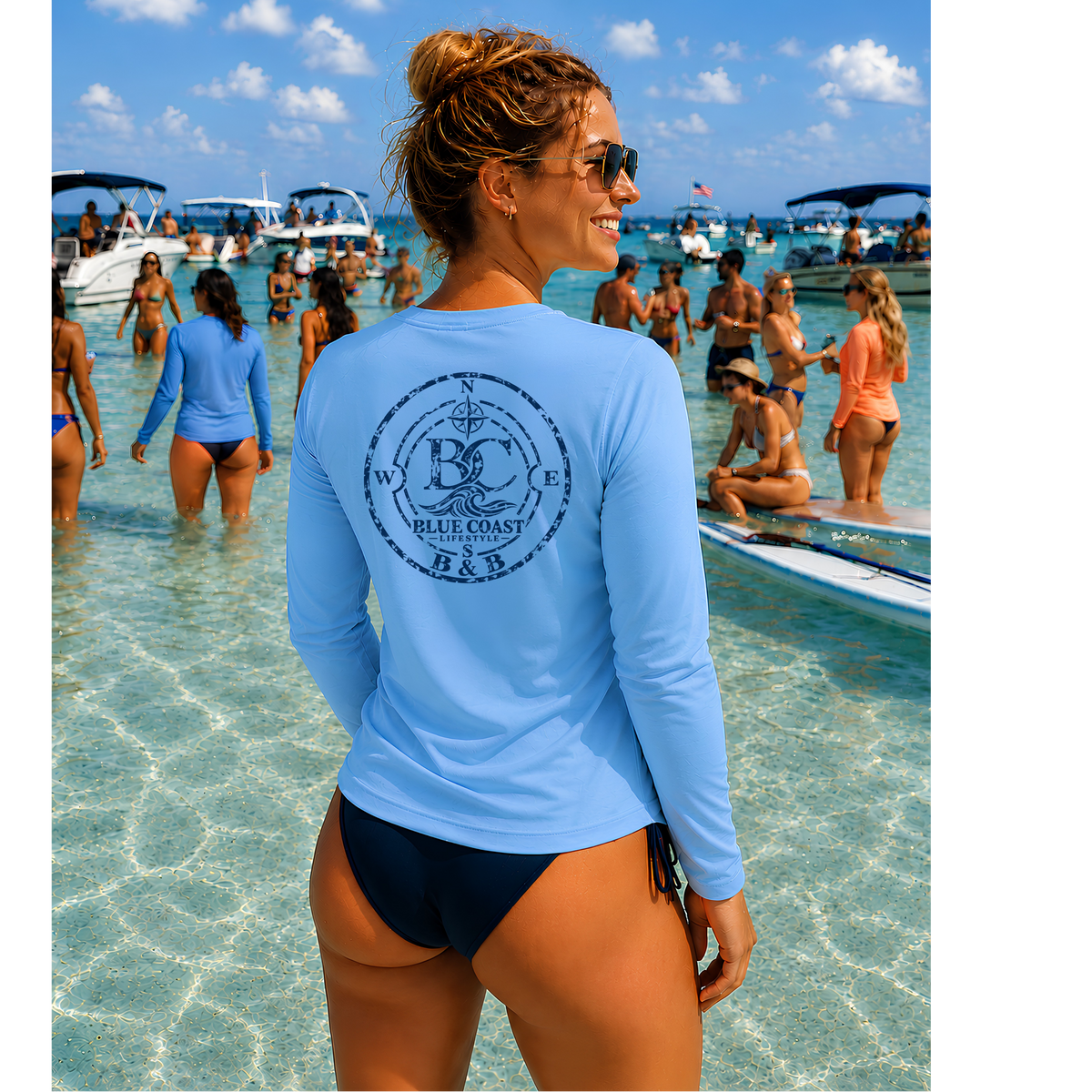 Blue Coast Lifestyle B&B Long Sleeve Performance Shirt
