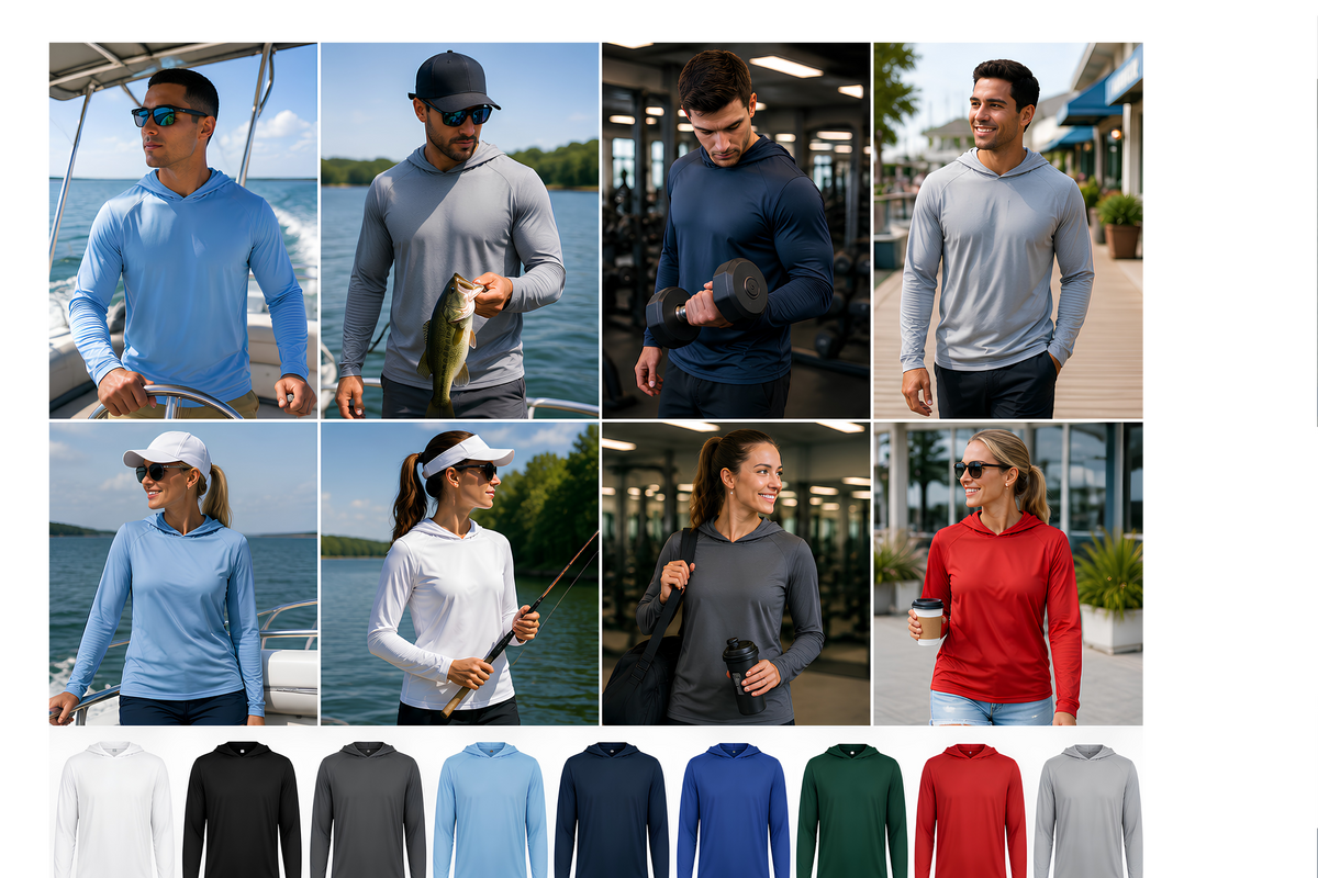 Team 365 TT41 Performance Hooded Long Sleeve | UPF 40+
