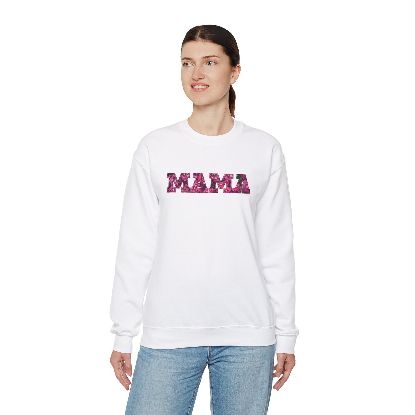 Mama Sweatshirt, Lilac Floral Design, Mom Shirt, Mother's Day Gift, Gift For Mom