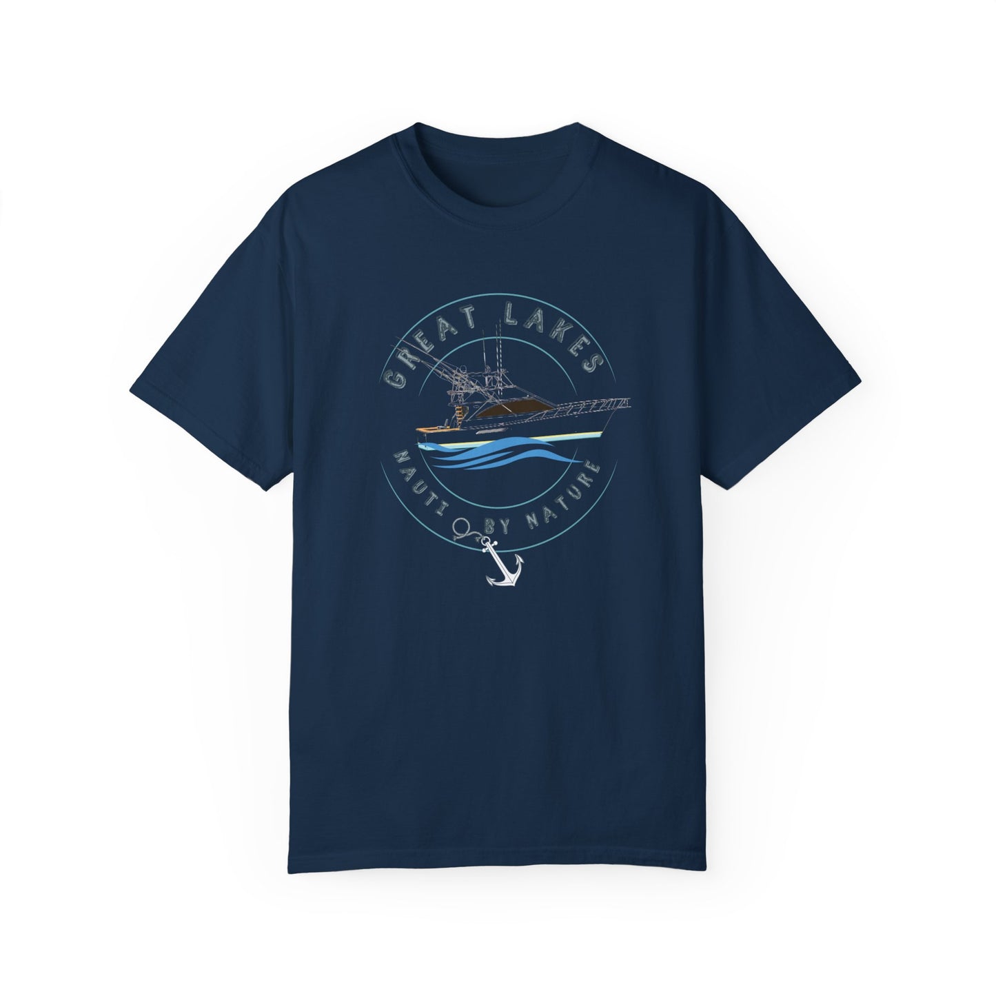 Great Lakes Nauti By Nature Sportfishing T-shirt