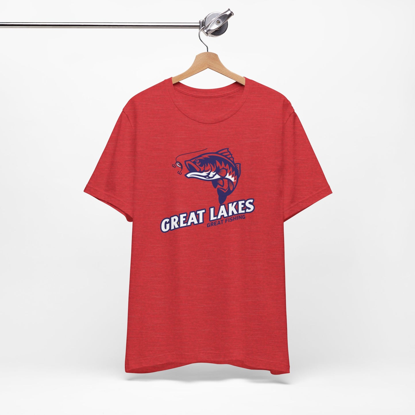 Great Lakes Fishing T-shirt, Fishing Enthusiast Shirt, Great Fishing Shirt.