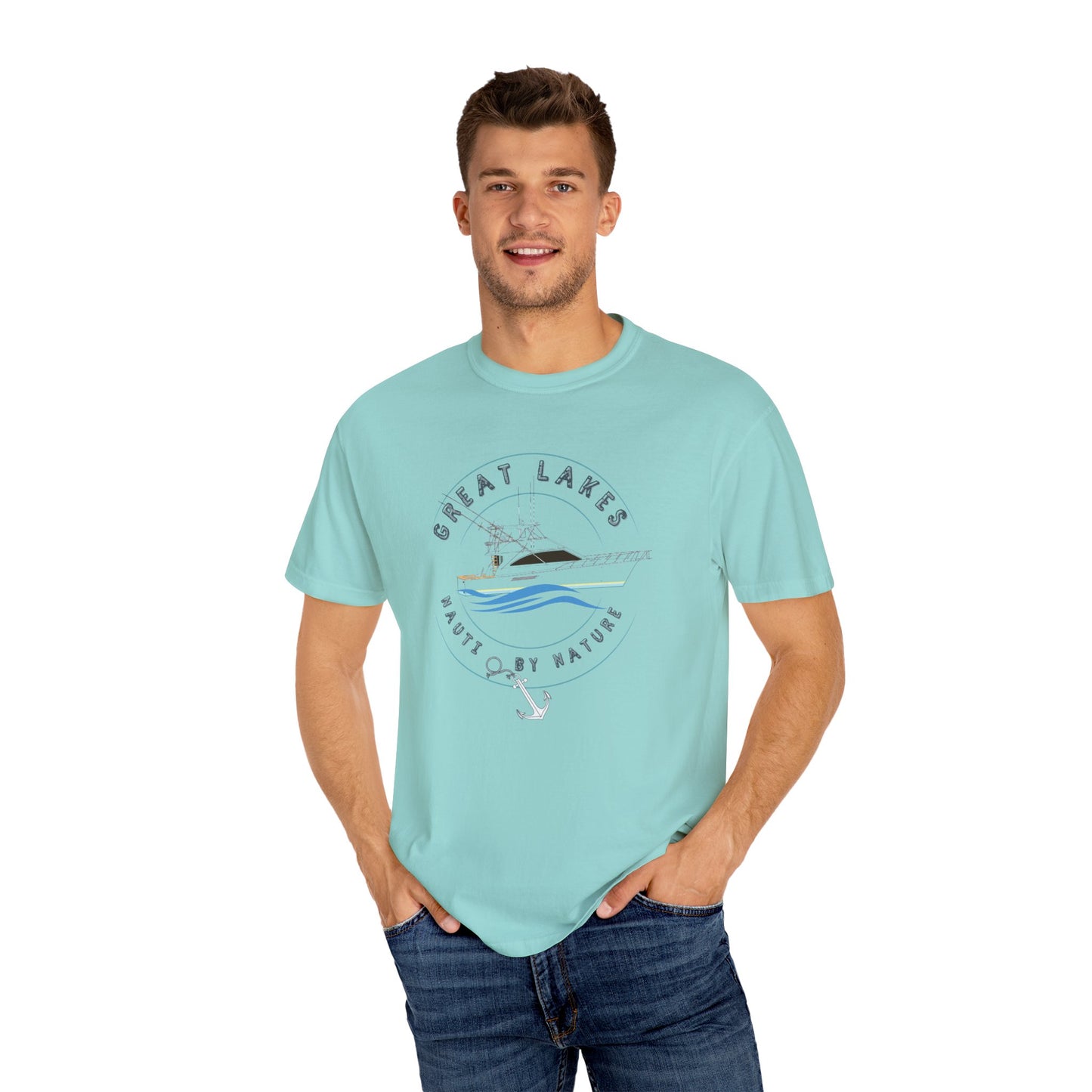 Great Lakes Nauti By Nature Sportfishing T-shirt