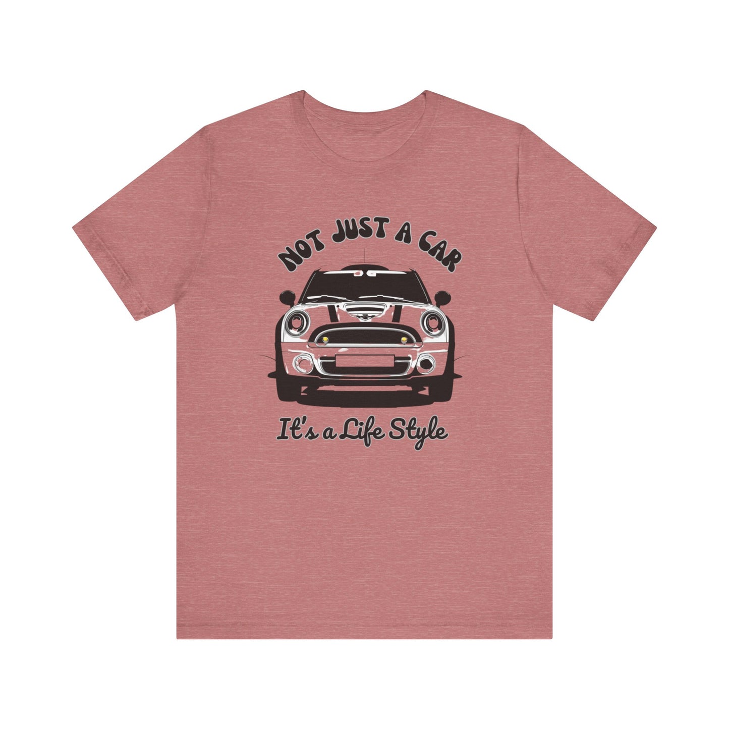Mini Cooper T-shirt, Mini Cooper Tee, Not Just A Car It's A Lifestyle, Retro Mini Cooper Shirt