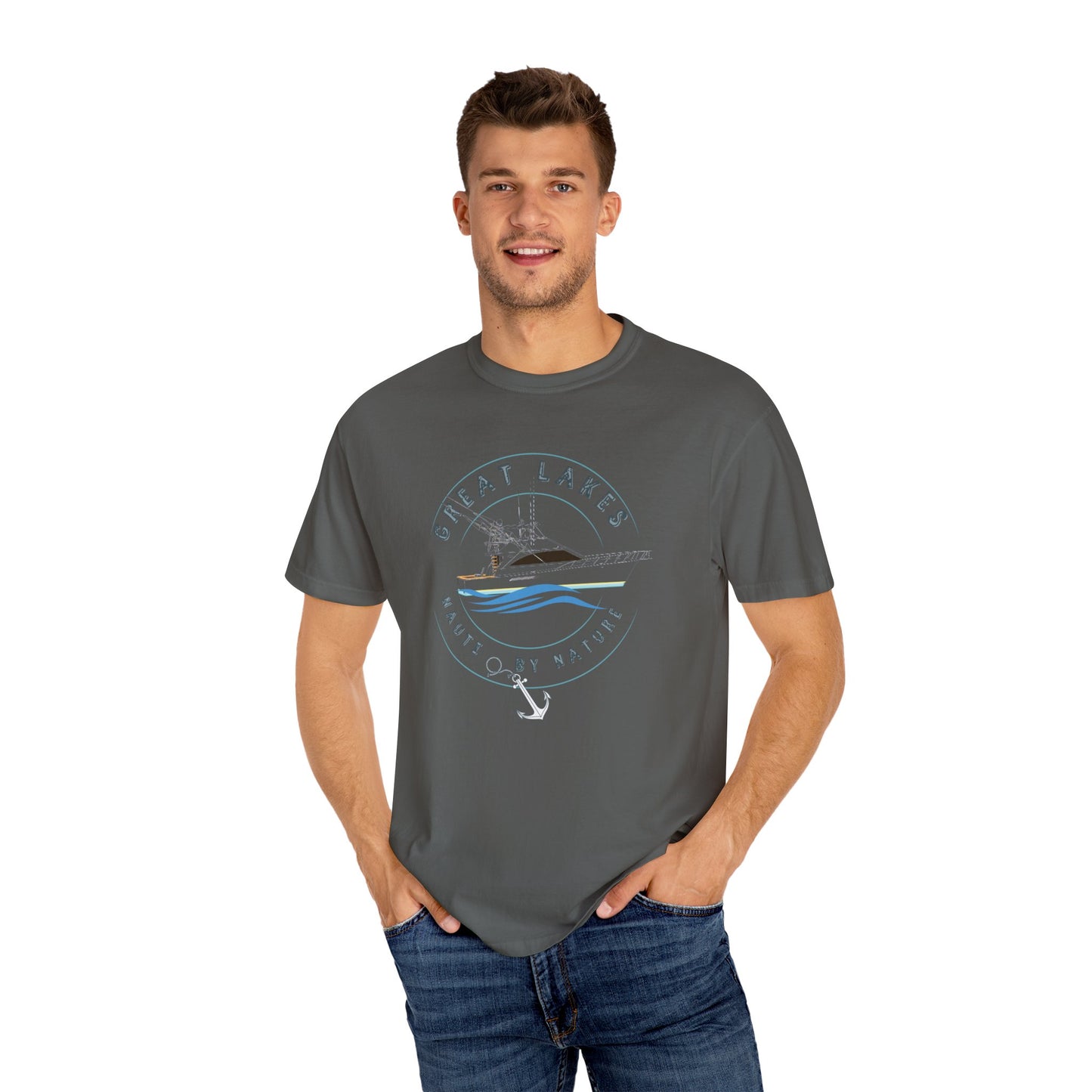 Great Lakes Nauti By Nature Sportfishing T-shirt