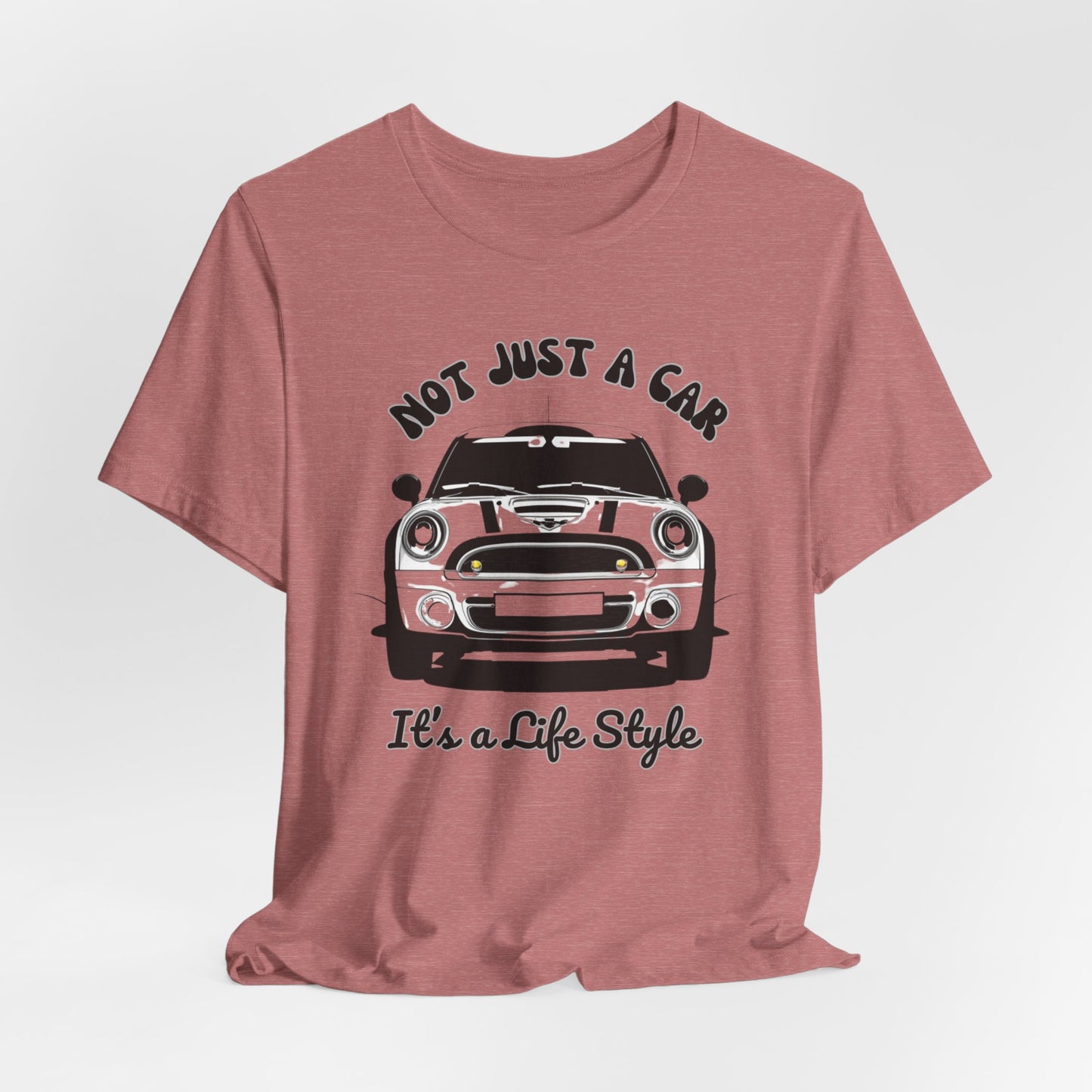 Mini Cooper T-shirt, Mini Cooper Tee, Not Just A Car It's A Lifestyle, Retro Mini Cooper Shirt