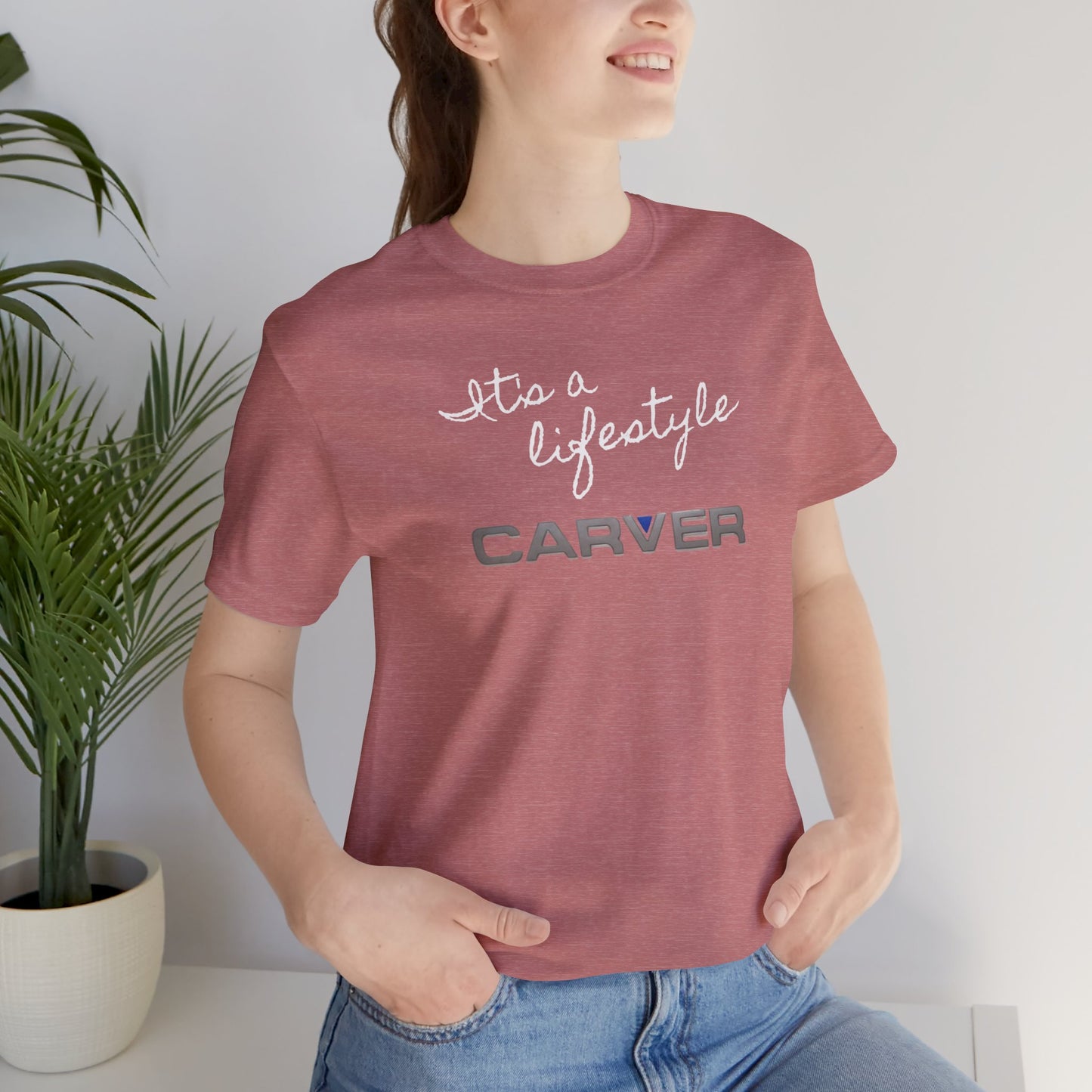 Carver Boating T-Shirt, It's A Lifestyle Carver Shirt, Boating Nautical T-Shirt, Unisex T-shirt.