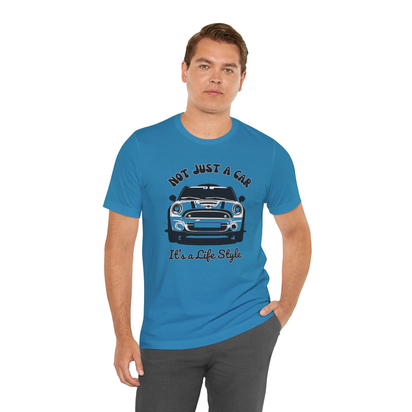 Mini Cooper T-shirt, Mini Cooper Tee, Not Just A Car It's A Lifestyle, Retro Mini Cooper Shirt