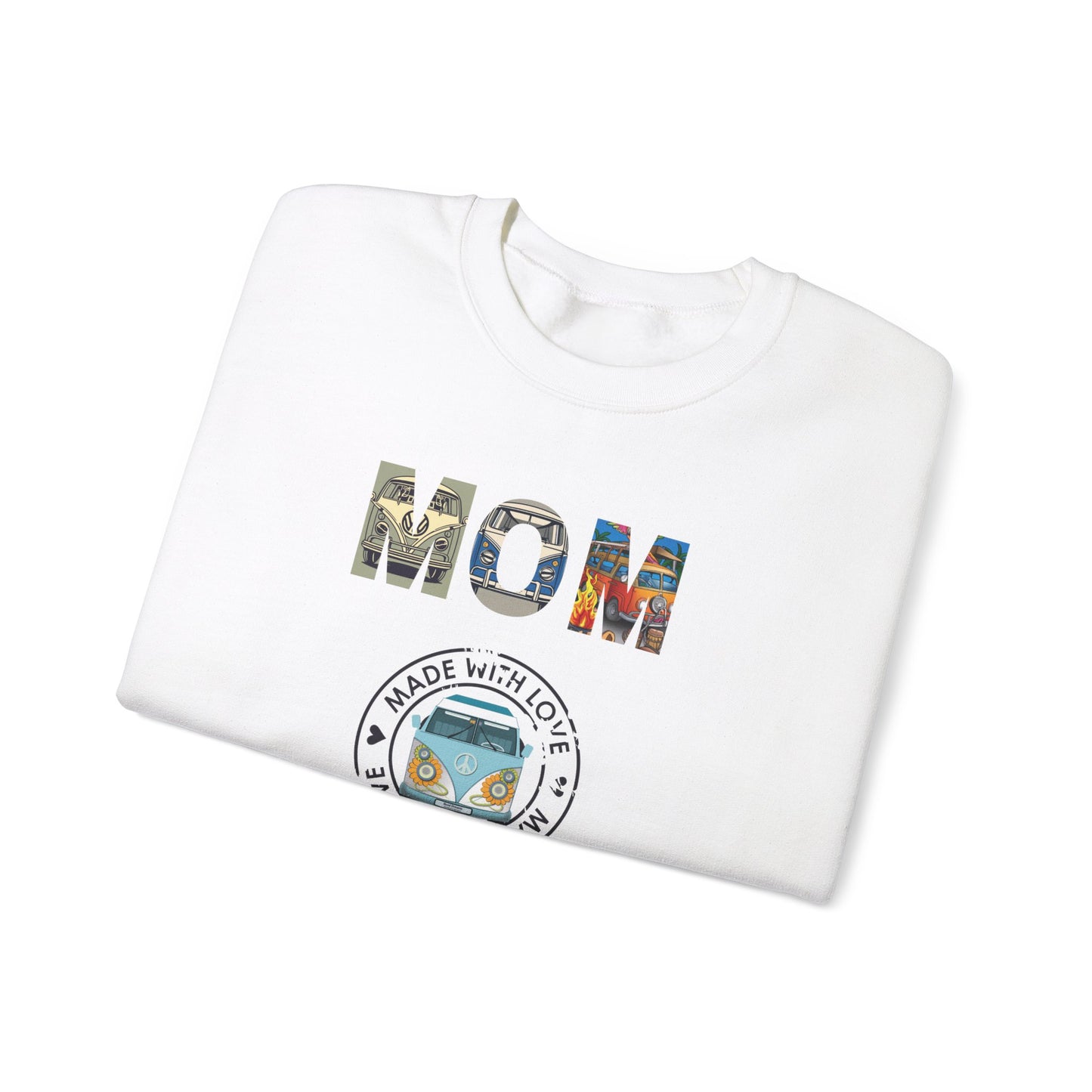 VW Bus Mom Shirt Mom Sweatshirt Love Bus Made With Love