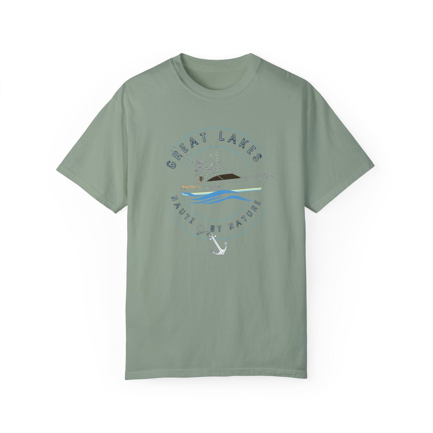 Great Lakes Nauti By Nature Sportfishing T-shirt