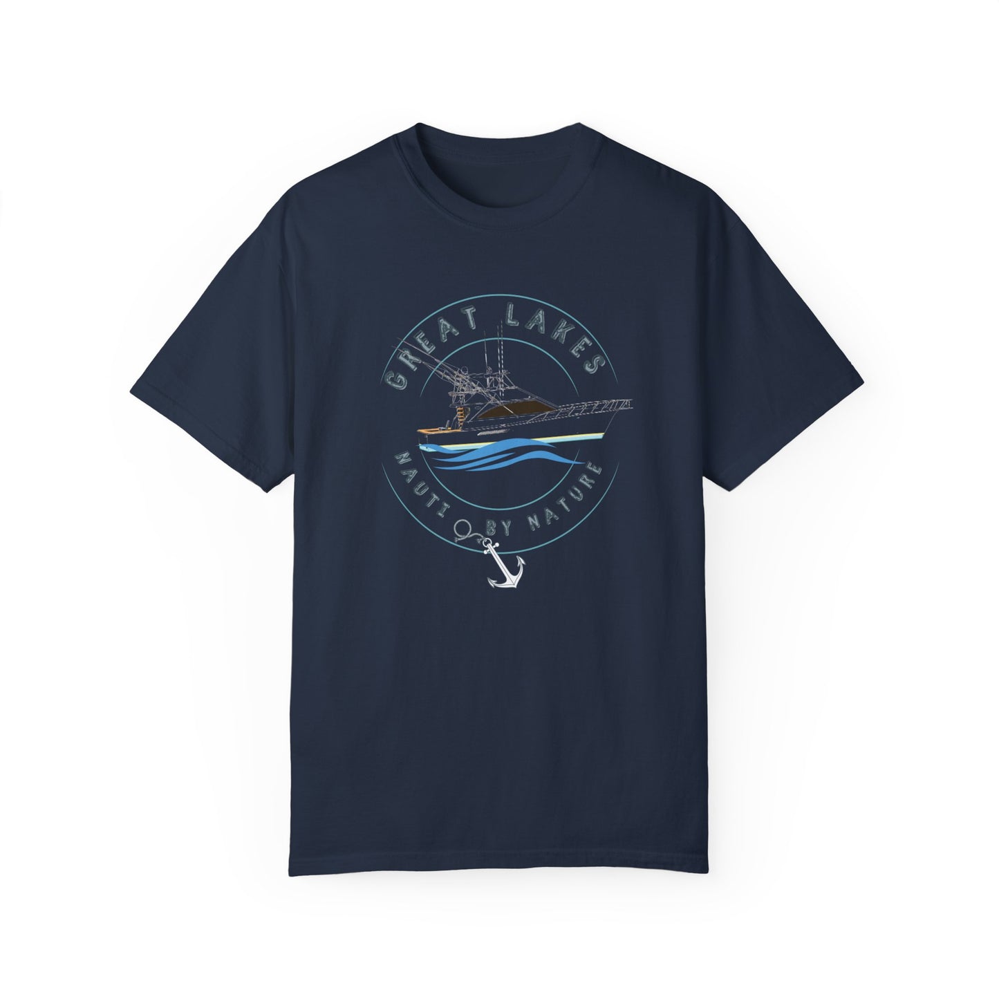 Great Lakes Nauti By Nature Sportfishing T-shirt