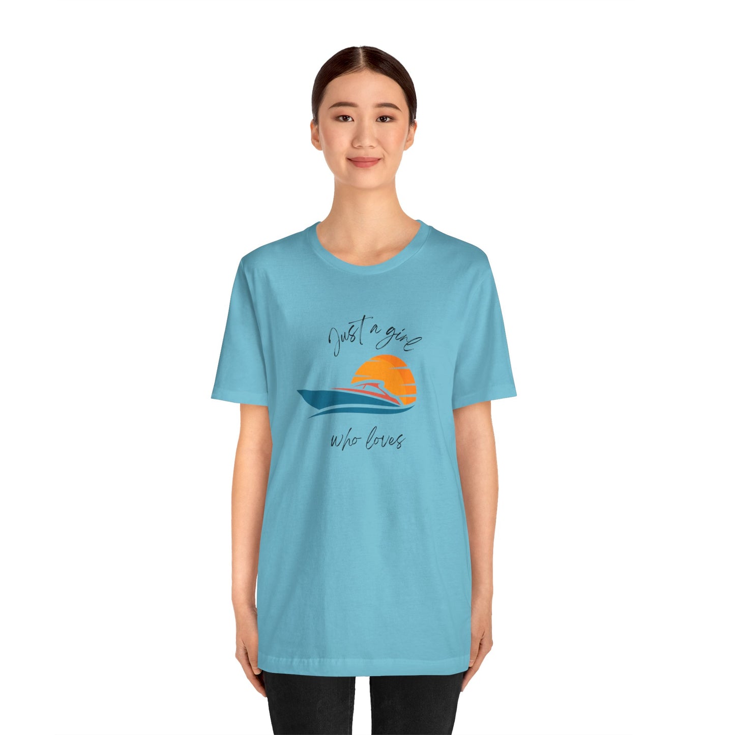 Just A Girl Who Loves Boating, Unisex T-shirt
