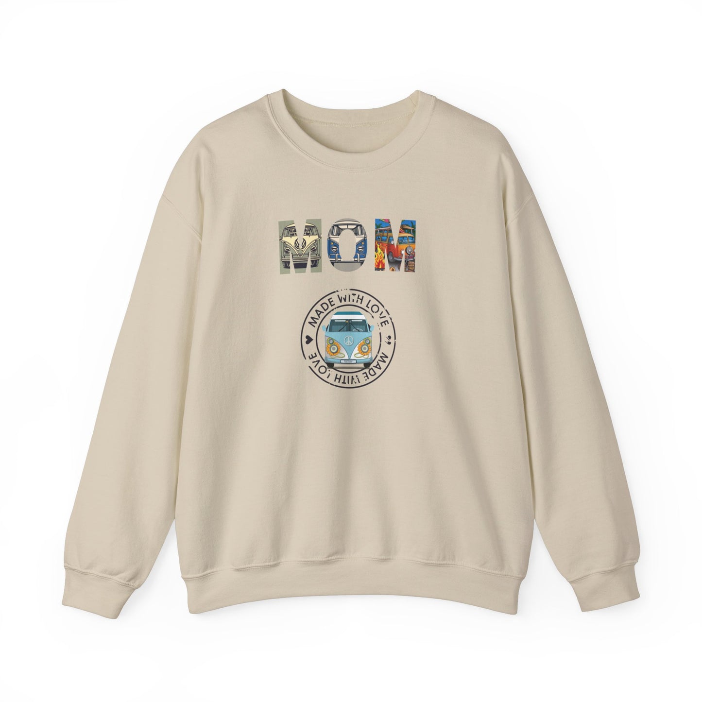 VW Bus Mom Shirt Mom Sweatshirt Love Bus Made With Love