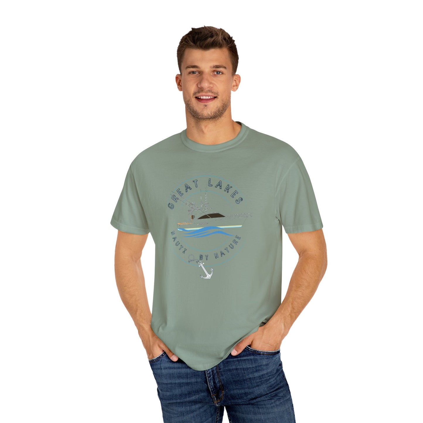 Great Lakes Nauti By Nature Sportfishing T-shirt