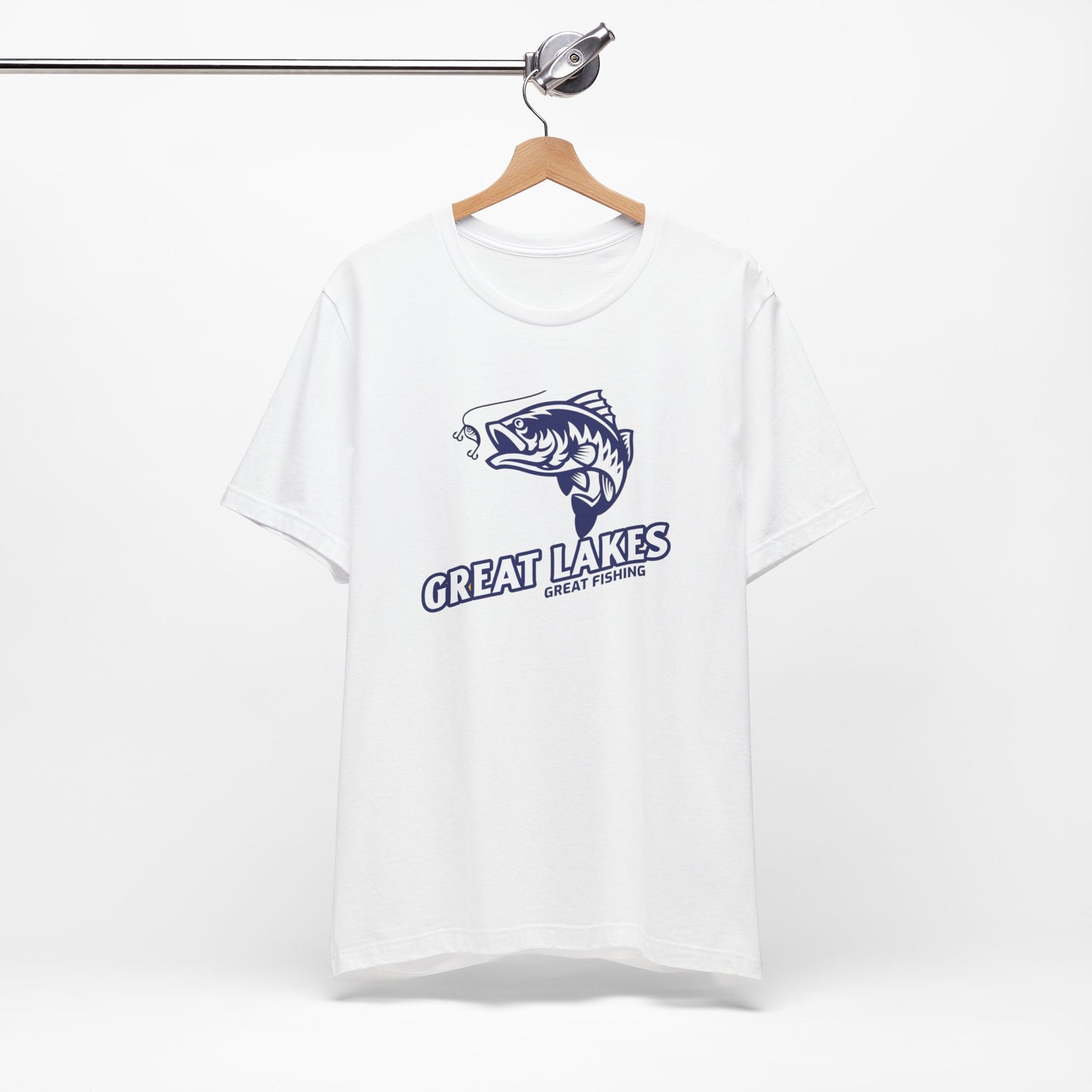 Great Lakes Fishing T-shirt, Fishing Enthusiast Shirt, Great Fishing Shirt.