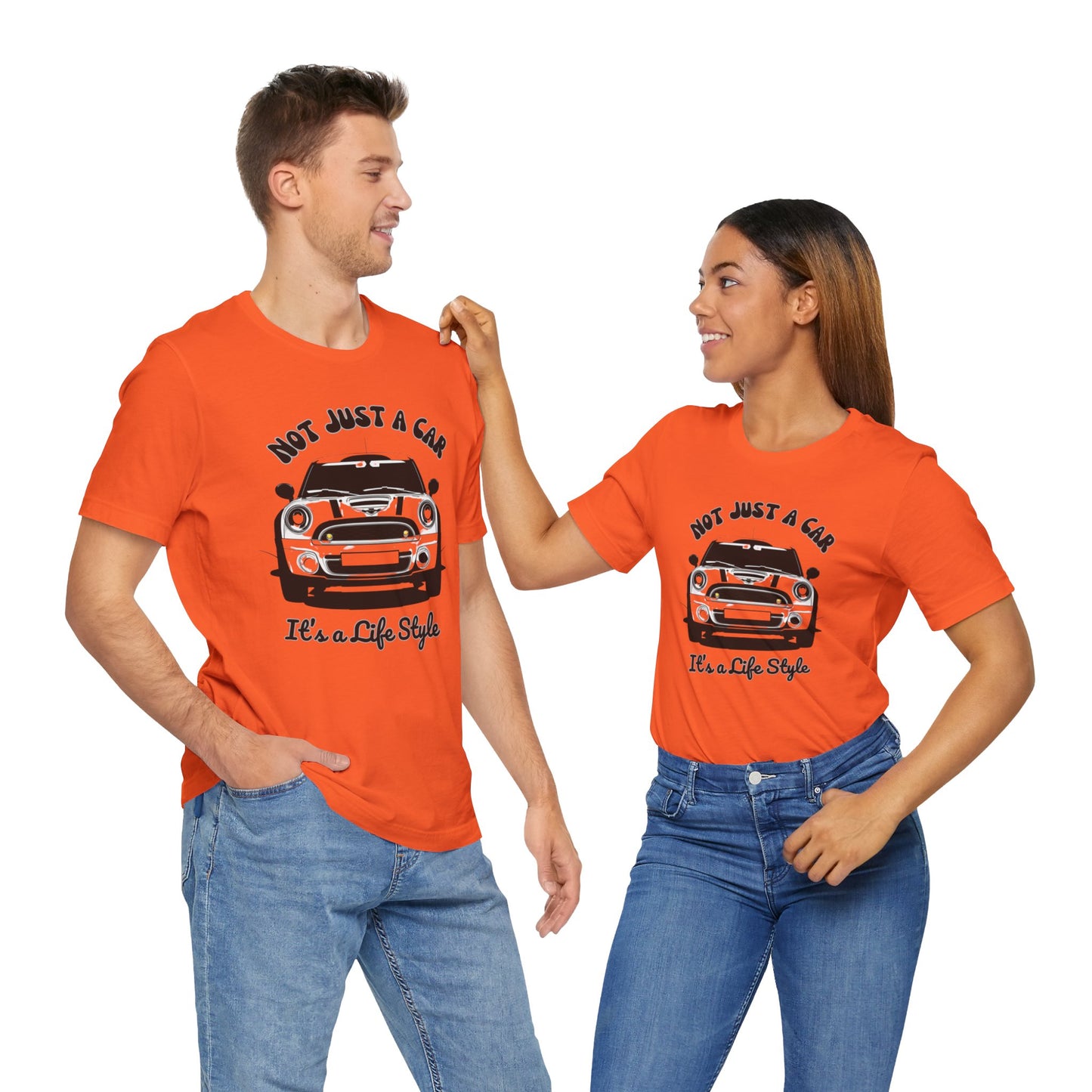 Mini Cooper T-shirt, Mini Cooper Tee, Not Just A Car It's A Lifestyle, Retro Mini Cooper Shirt