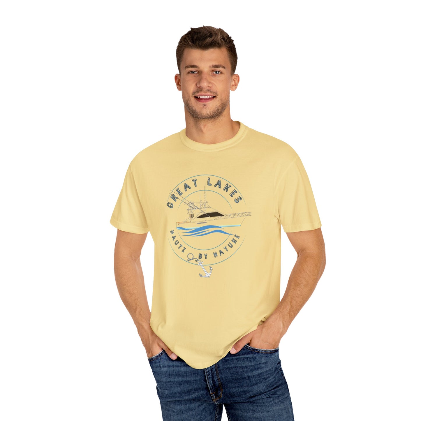 Great Lakes Nauti By Nature Sportfishing T-shirt