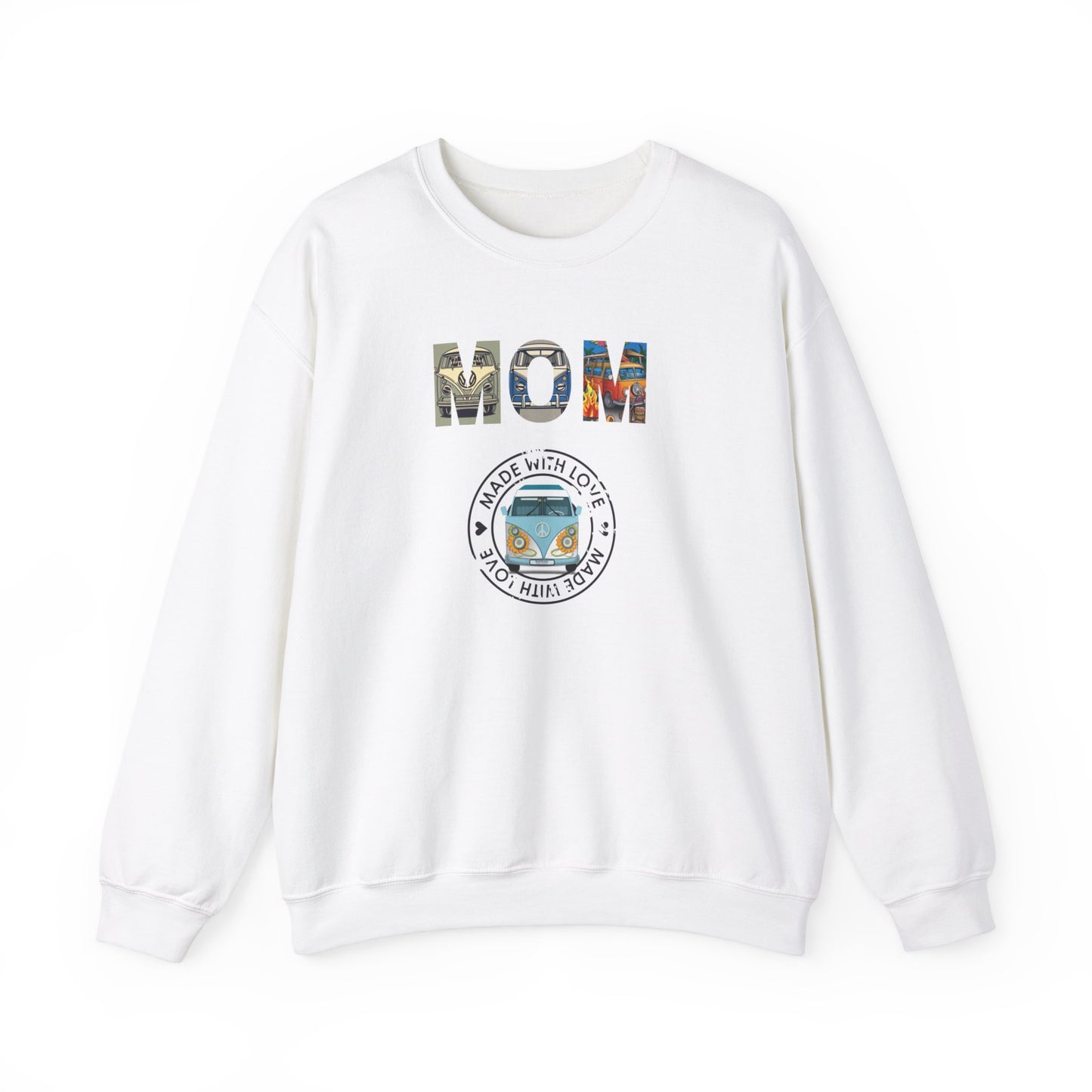 VW Bus Mom Shirt Mom Sweatshirt Love Bus Made With Love