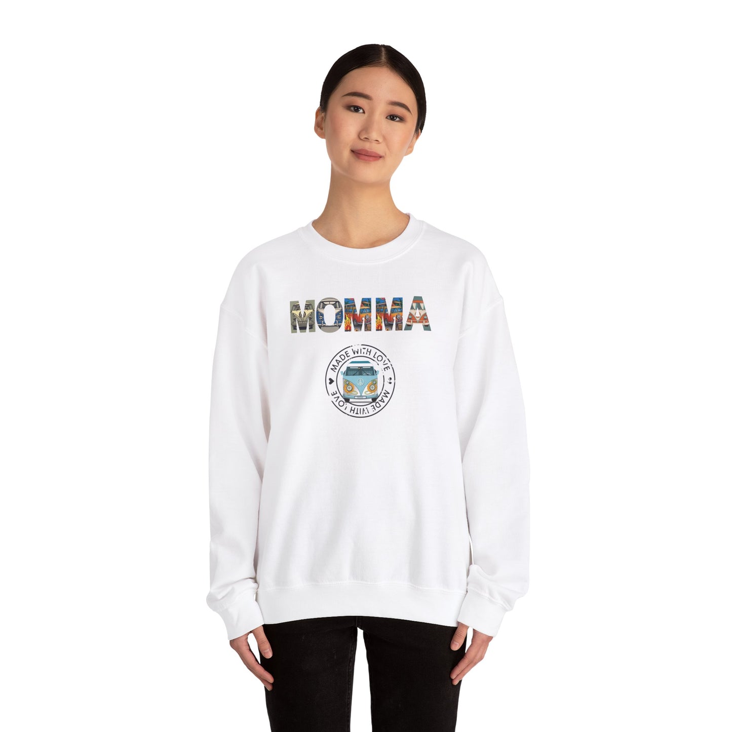 VW Bus Momma Shirt Momma Sweatshirt Love Bus Made With Love
