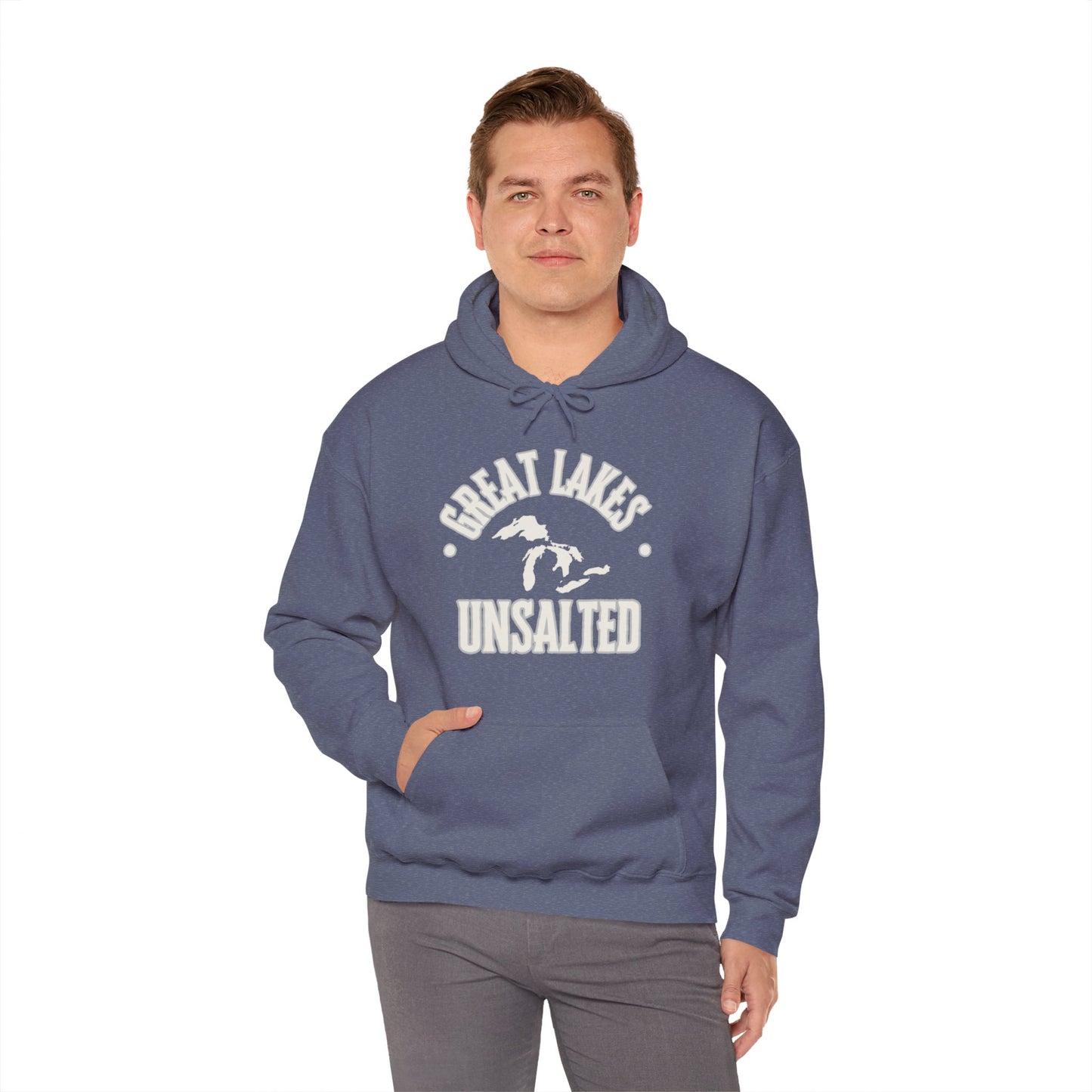 Great Lakes Unsalted Hoodie, Great Lakes Sweatshirt, Boating Hoodie, Camping Hoodie, Beach Hoodie, Gift For Anyone