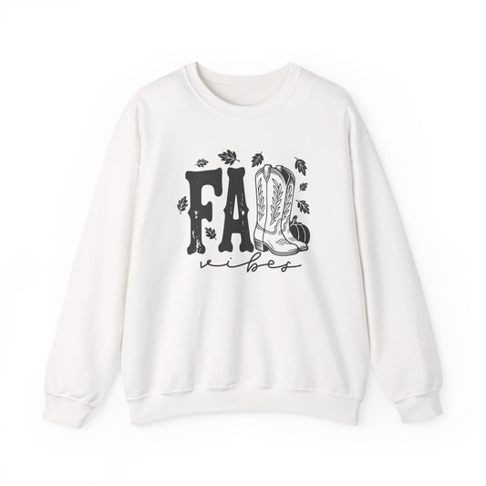 *Cozy Fall Vibes Sweatshirt - Unisex Crewneck, Autumn Apparel, Seasonal Gift, Layering Piece, Thanksgiving Outfit