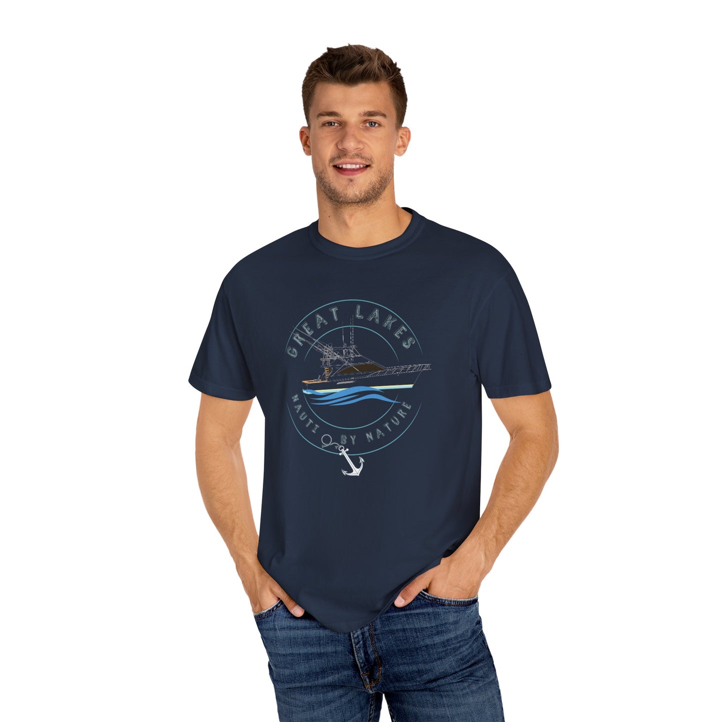 Great Lakes Nauti By Nature Sportfishing T-shirt